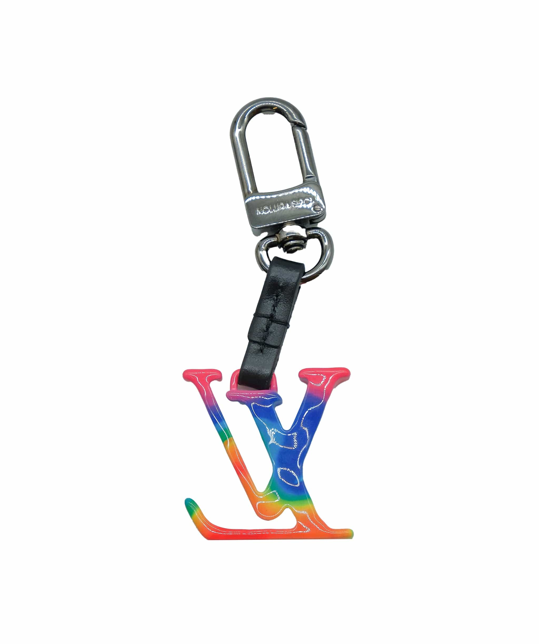 Louis Vuitton Louis Vuitton Bijoux Sac Key Holder Rainbow MP2863 LV Auth 72140 DXBS0546