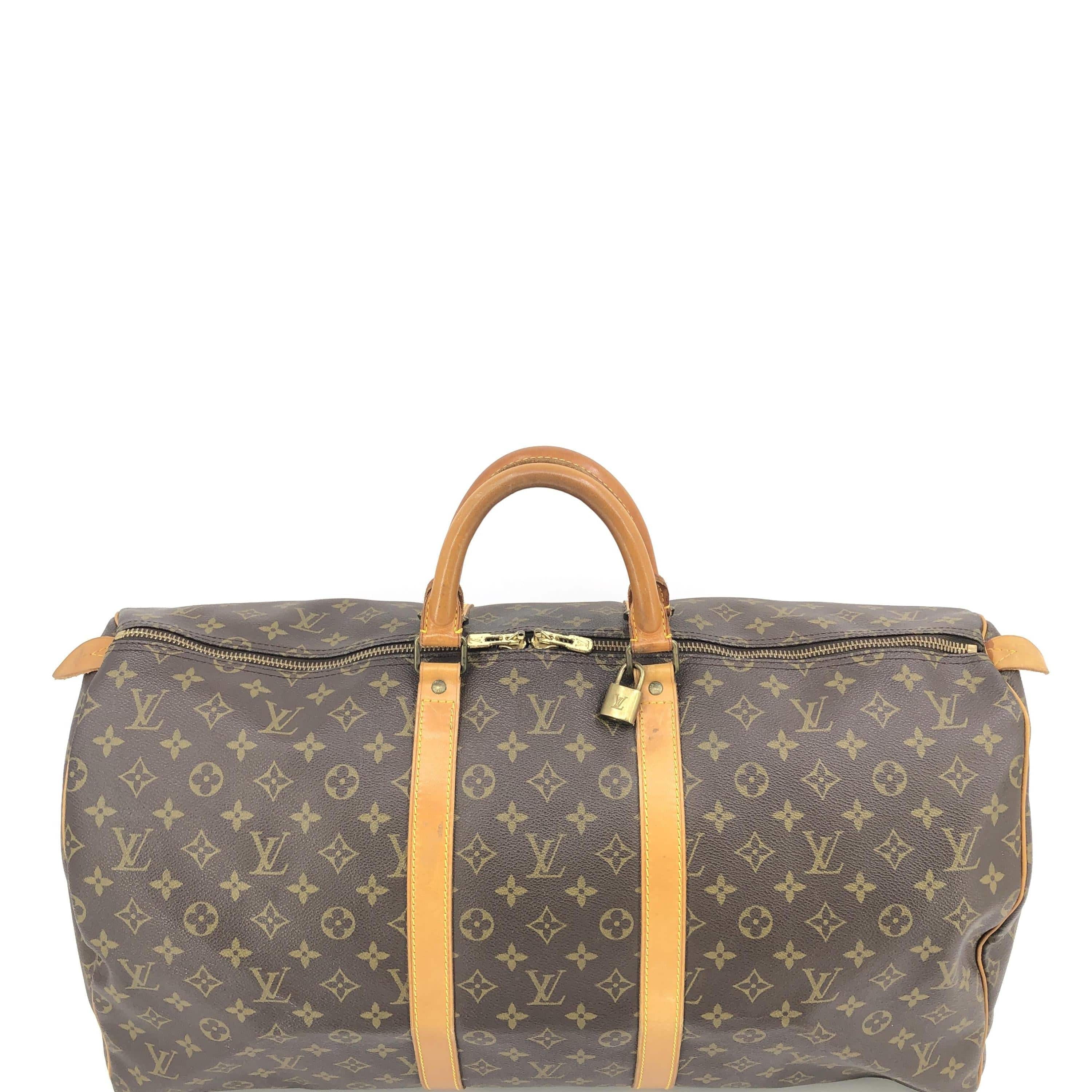 Louis Vuitton Louis Vuitton Brown Monogram 55 Handbag C318017