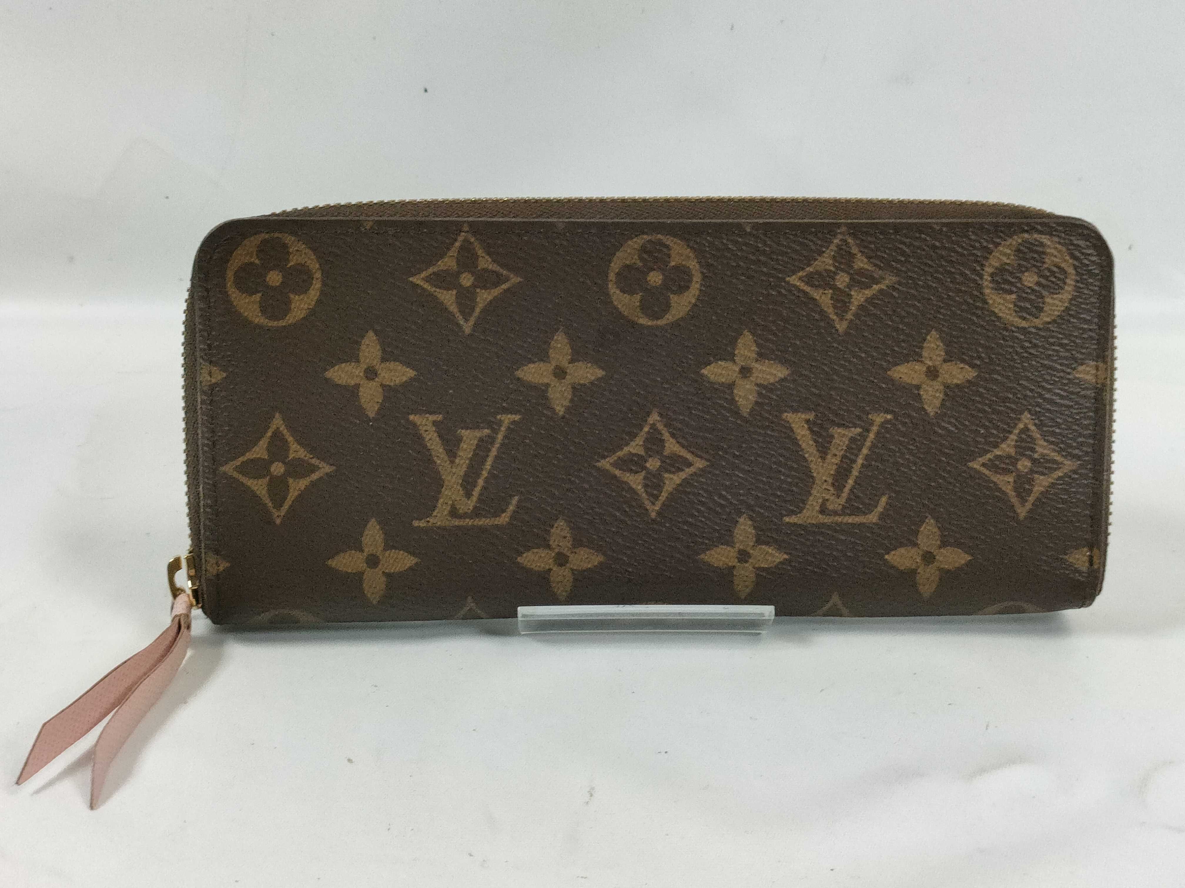 Louis Vuitton LOUIS VUITTON Clemence Monogram Canvas Wallet yw40jmcnji AKC1130