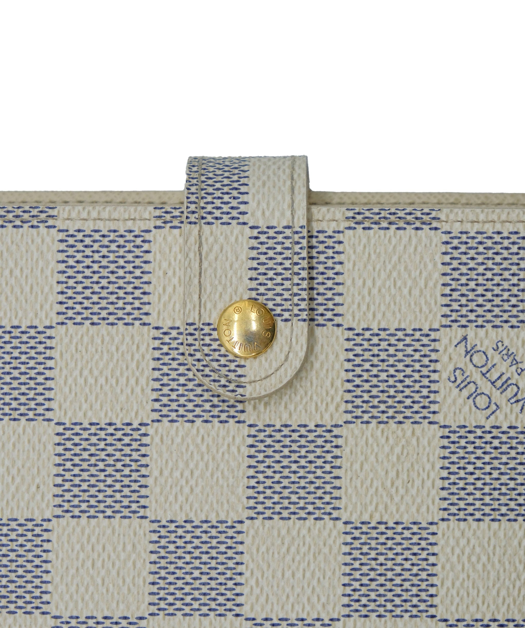 LOUIS VUITTON Damier Azur Agenda PM Day Planner Cover R20706 LV Auth m –  Luxury Promise