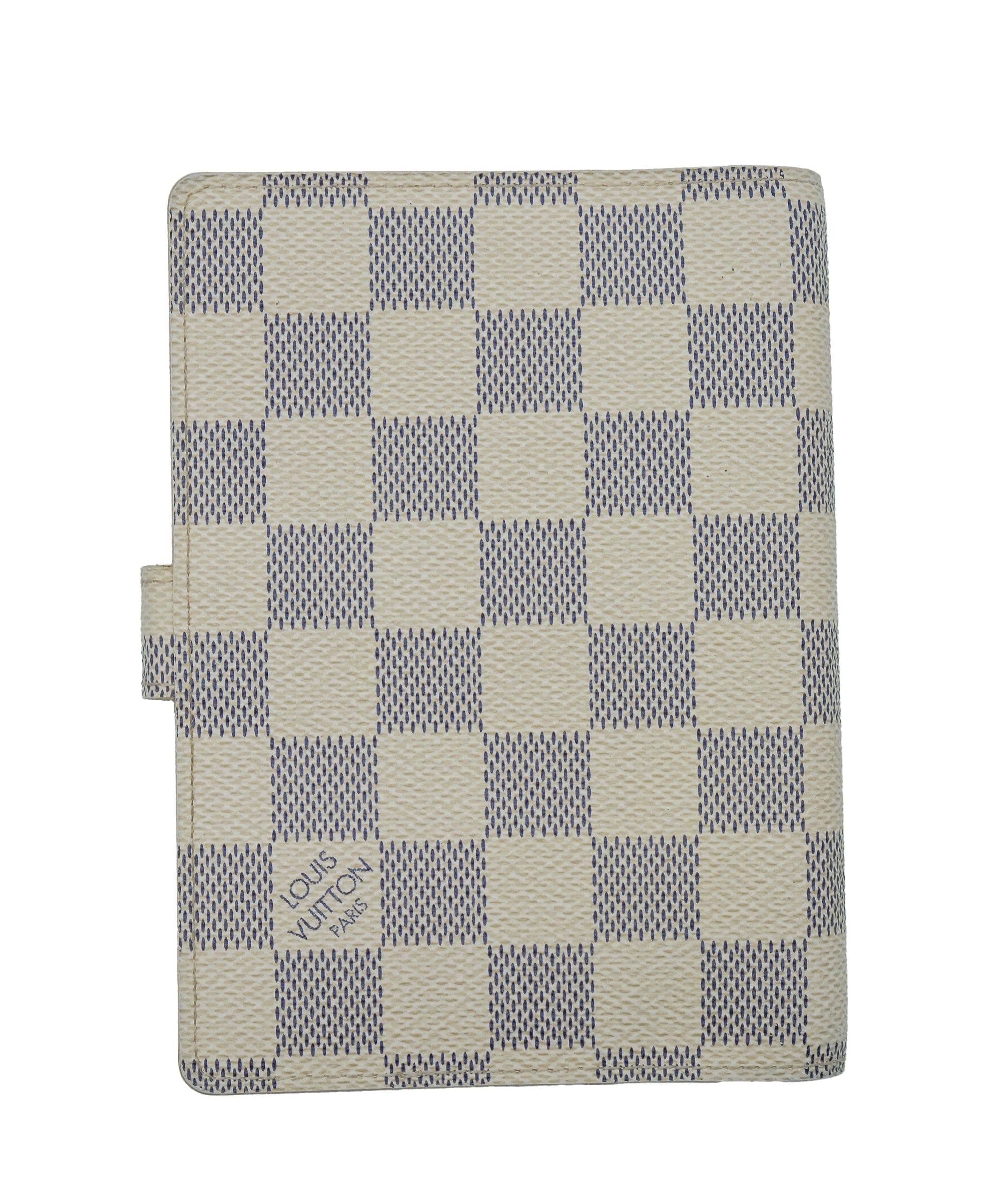 Louis Vuitton LOUIS VUITTON Damier Azur Agenda PM Day Planner Cover R20706 LV Auth mr174	 DXBS0376