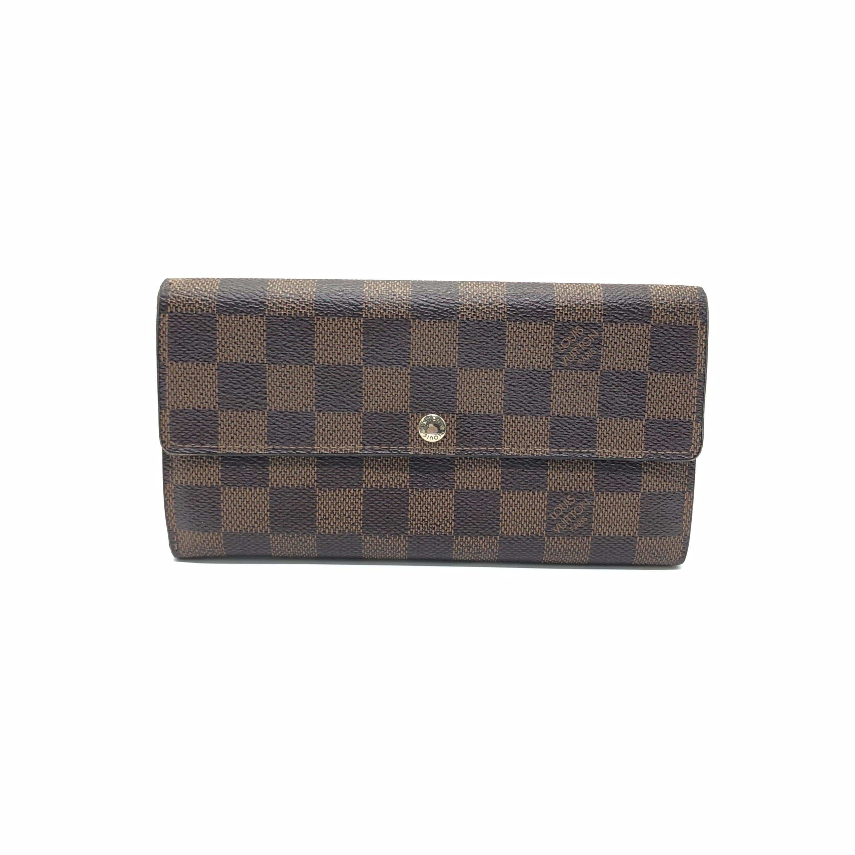 Louis Vuitton Louis Vuitton Damier Ebene Sarah Wallet C335022