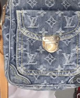 LOUIS VUITTON LOUIS VUITTON Denim Camera Bag M95348 B0915YJFD7