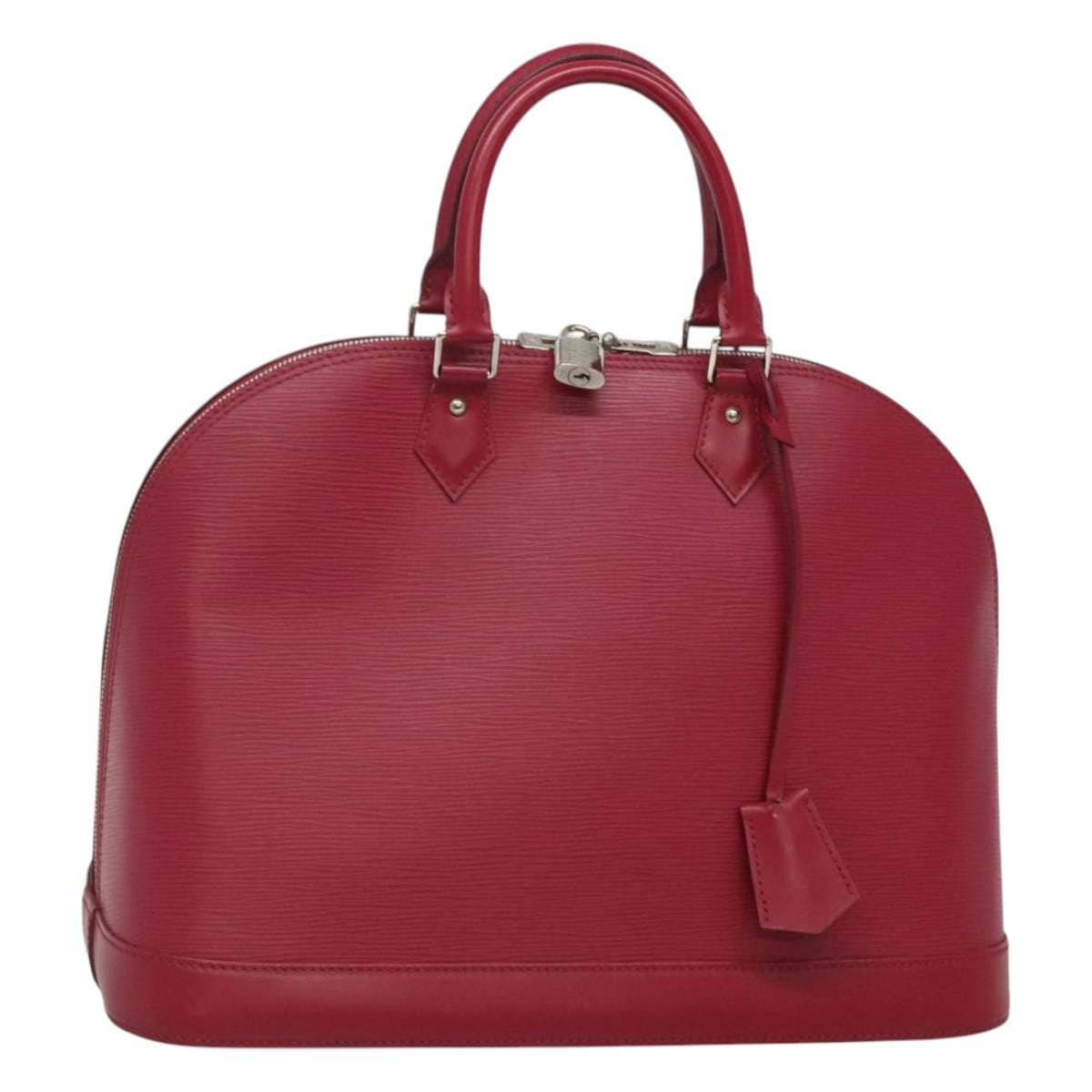 LOUIS VUITTON LOUIS VUITTON Epi Alma GM Hand Bag Fuchsia LV Auth bs25853