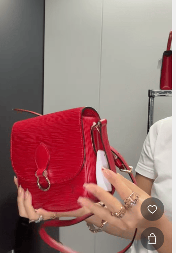 LOUIS VUITTON LOUIS VUITTON Epi Mini Saint Cloud Red M52217 Pocket Peeling B0902LWCX2