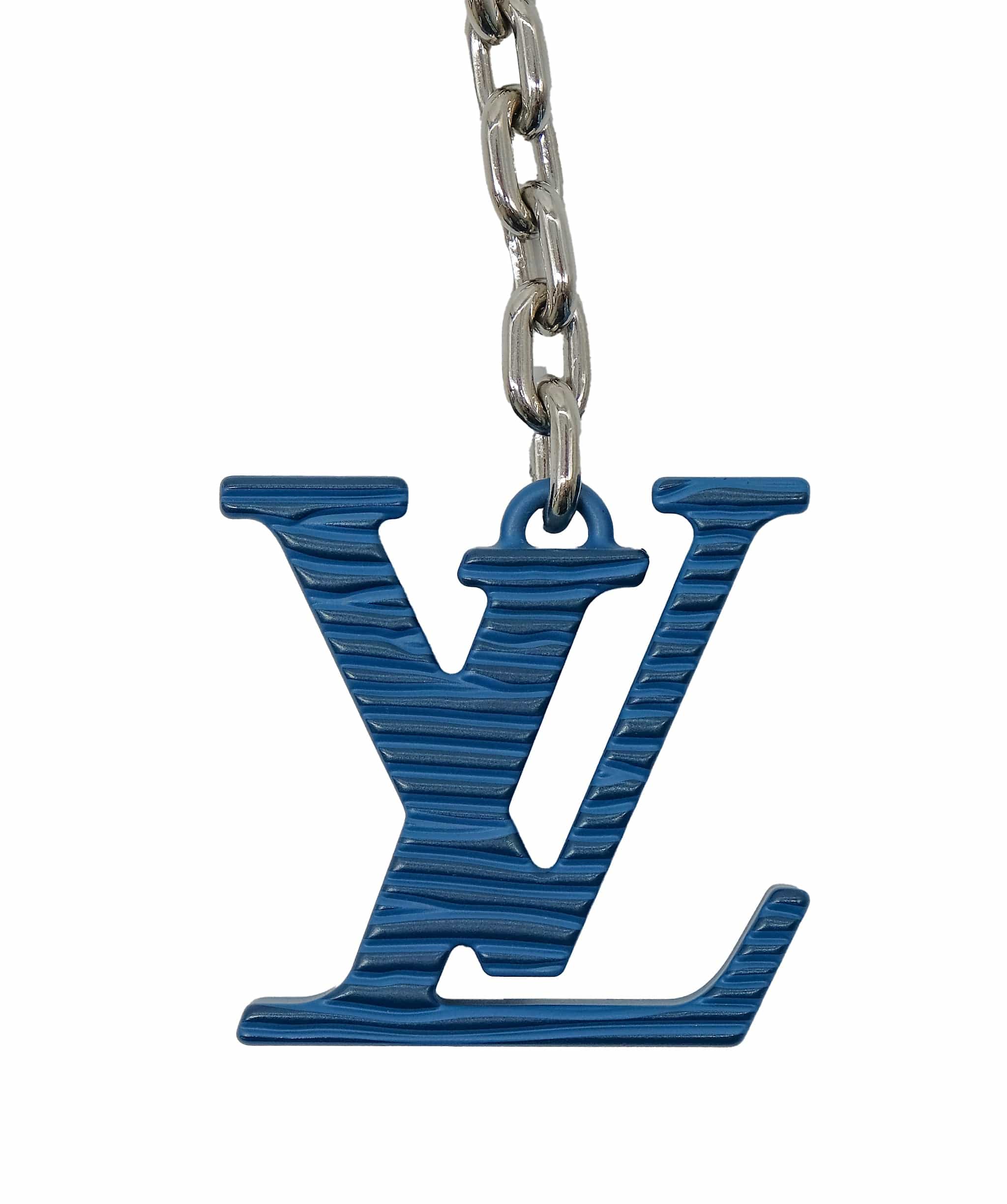 Louis Vuitton Louis Vuitton Key Chain Blue LV RJC3181