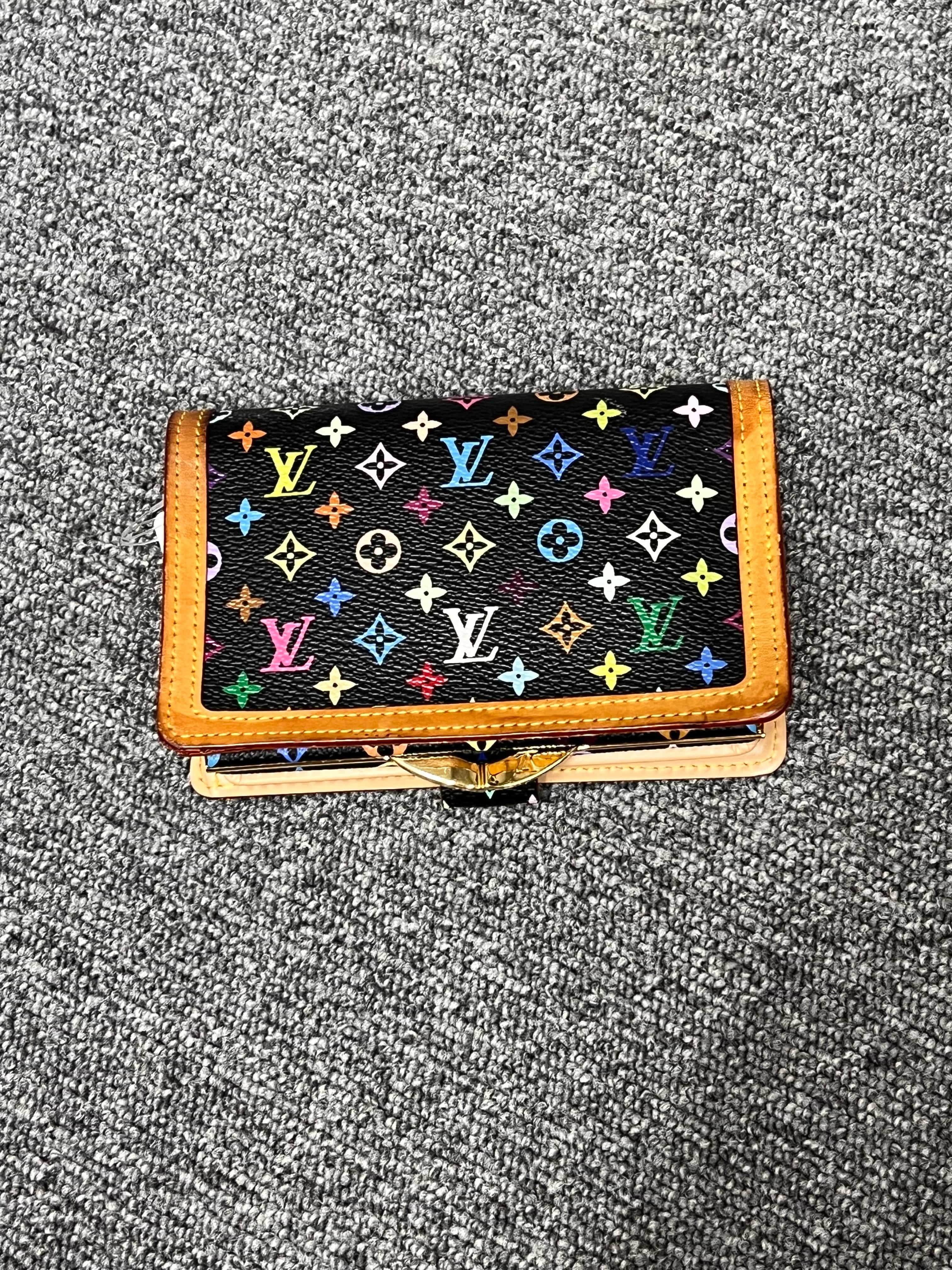 LOUIS VUITTON LOUIS VUITTON M92988 Multicolor Portefeuille Viennois Black B09085UXTS