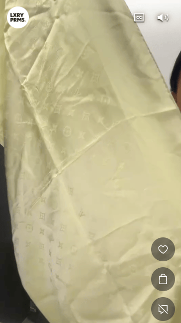 LOUIS VUITTON LOUIS VUITTON Mini Monogram Scarf Silk Yellow Green B0529V73YQ