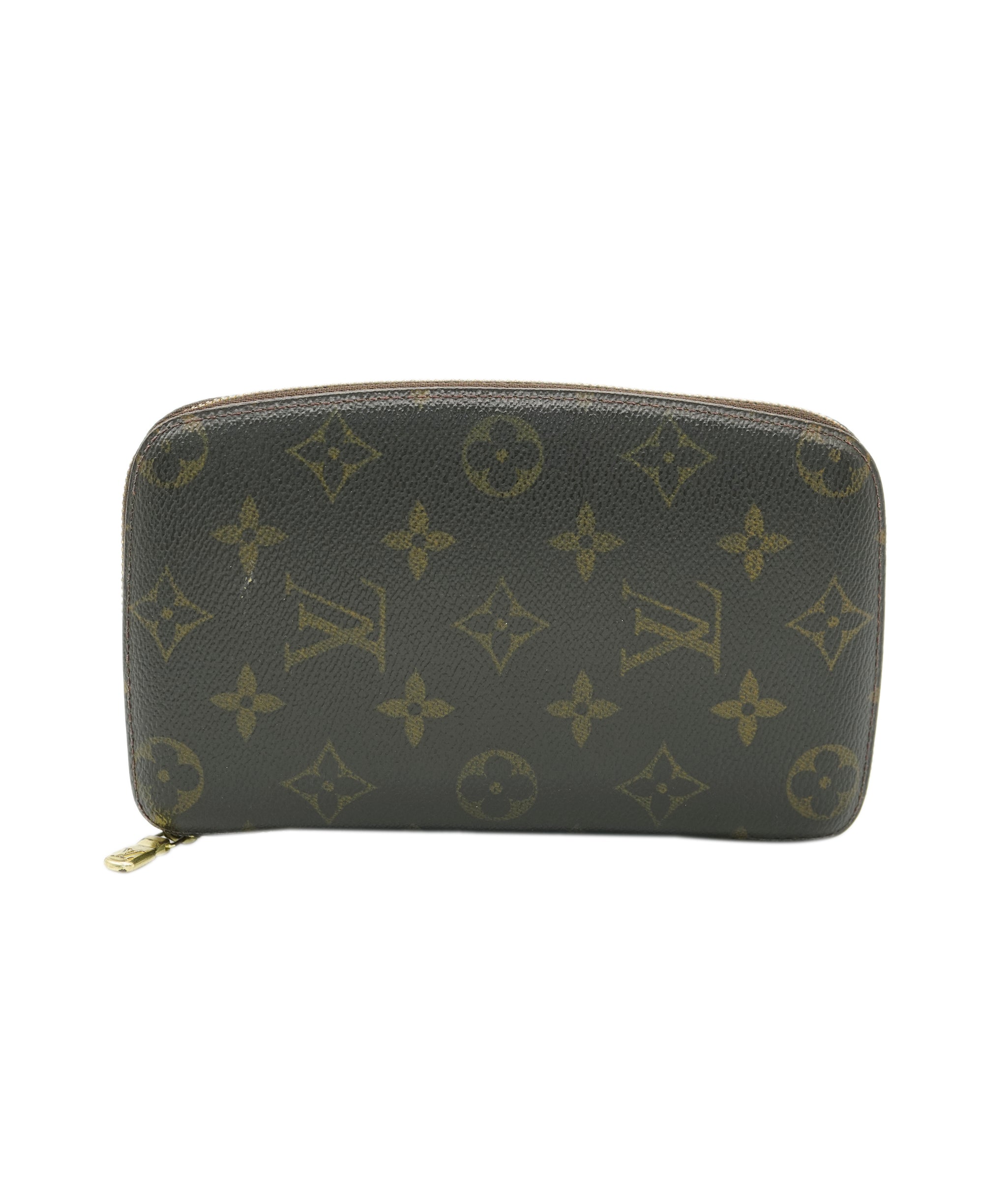 Louis Vuitton LOUIS VUITTON Monogram Agenda Jet Travel Case M62850 LV Auth tb1113 DXBV0095