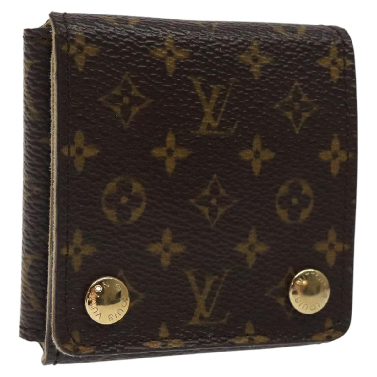 LOUIS VUITTON LOUIS VUITTON Monogram Jewelry case Jewelry Box LV Auth 118432