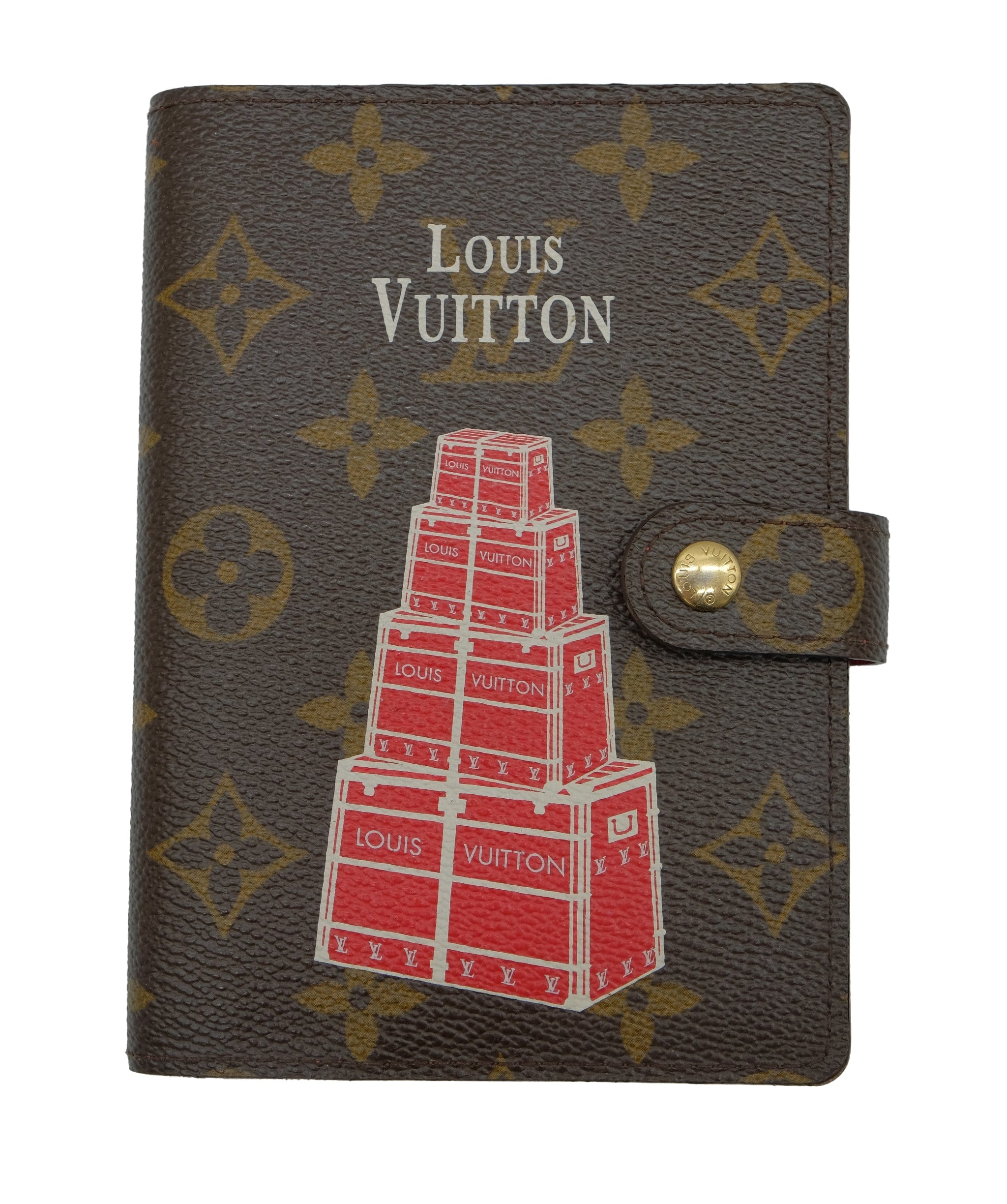 Louis Vuitton LOUIS VUITTON Monogram Maruenpire Agenda PM Day Planner Cover R20966 Auth48485 DXBS0403