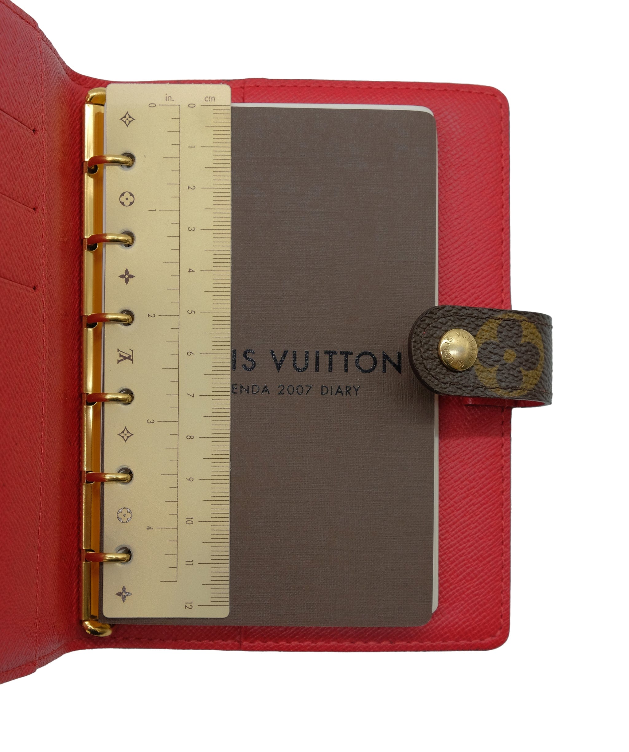 Louis Vuitton LOUIS VUITTON Monogram Maruenpire Agenda PM Day Planner Cover R20966 Auth48485 DXBS0403