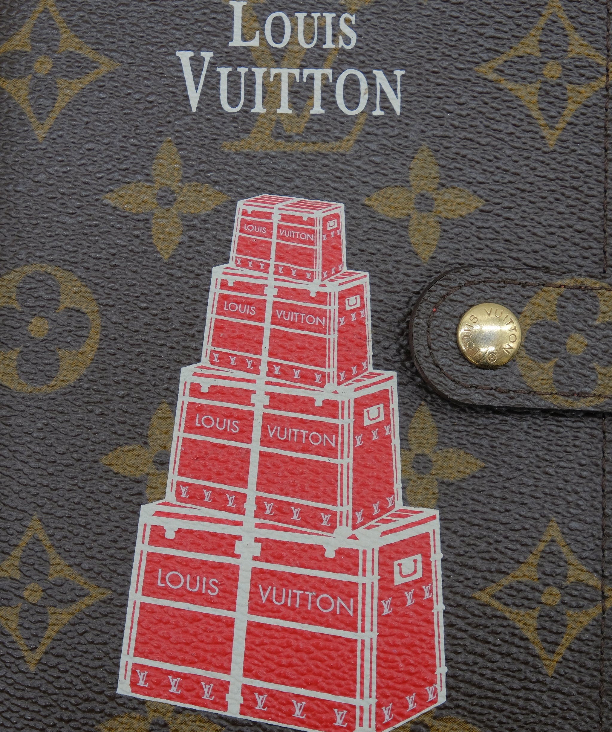 Louis Vuitton LOUIS VUITTON Monogram Maruenpire Agenda PM Day Planner Cover R20966 Auth48485 DXBS0403