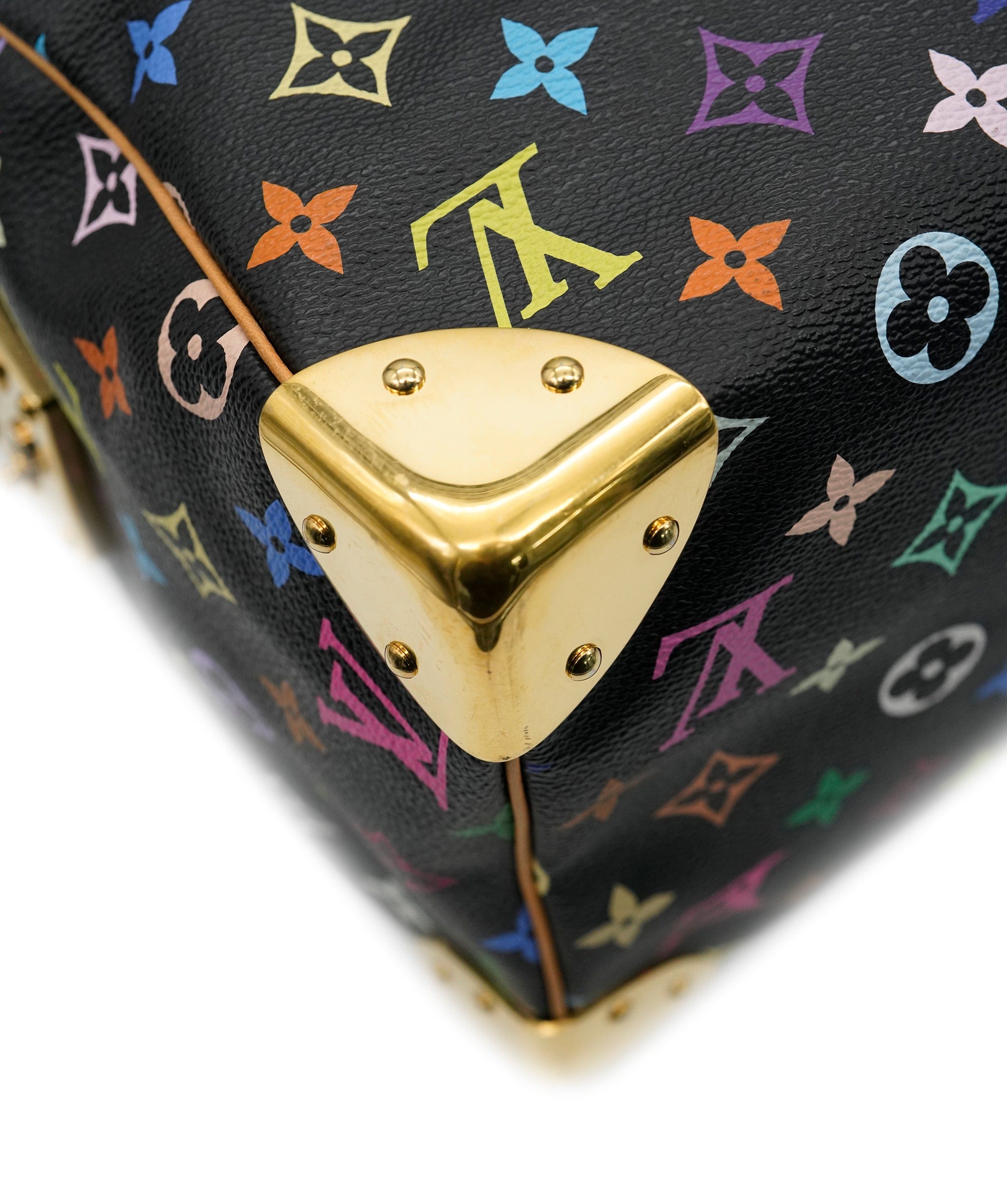 Multicolor Speedy 30 Louis Vuitton Coloured Monogram LOUIS VUITTON Monogram Multicolor Speedy 30 Hand Bag Black