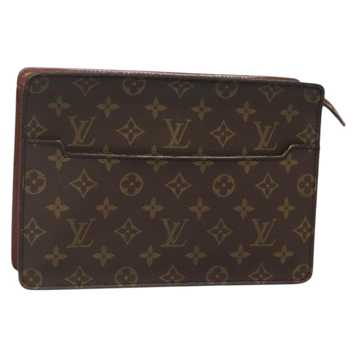 LOUIS VUITTON LOUIS VUITTON Monogram Pochette Homme Clutch Bag M51795 LV Auth 139383