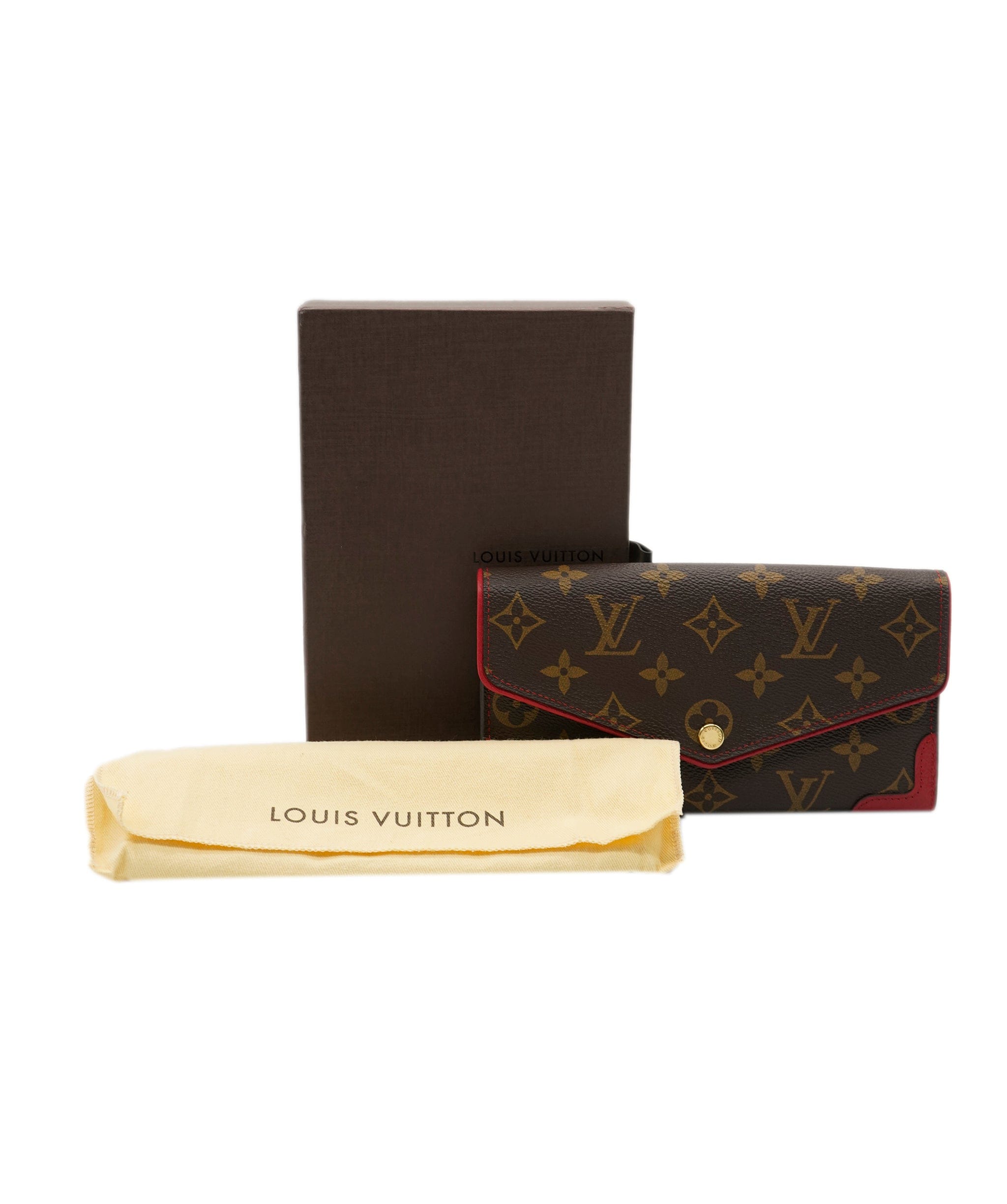 Louis Vuitton Louis Vuitton Monogram Wallet With Box and Dustbag  ALC2664