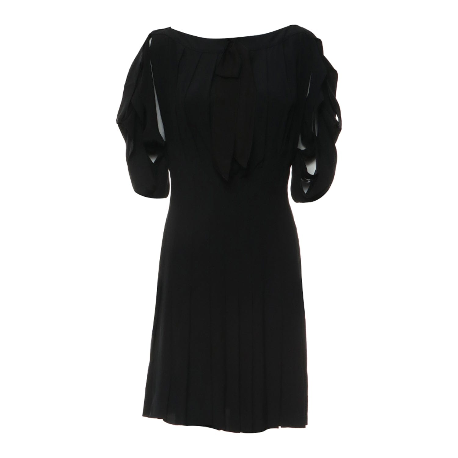 Louis Vuitton Louis Vuitton Pleated Tiered Dress