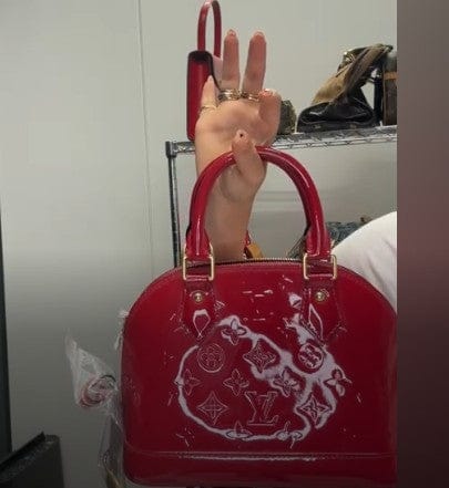 LOUIS VUITTON LOUIS VUITTON Vernis Alma BB Red M91606 B0719T9ASJ