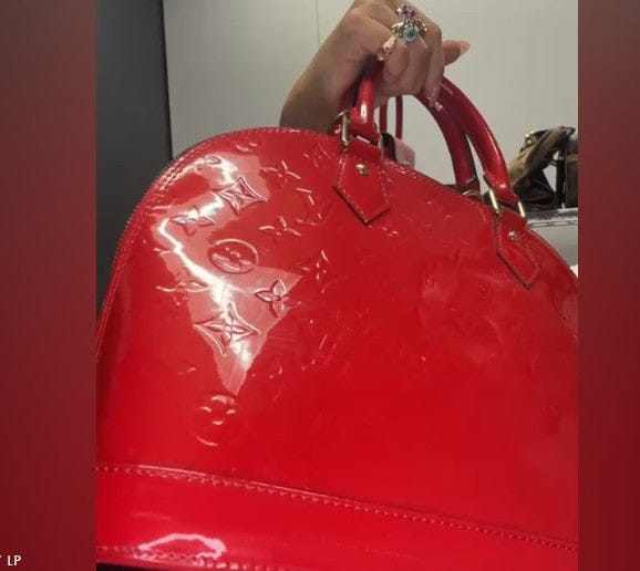 LOUIS VUITTON LOUIS VUITTON Vernis Alma PM Red M91770 B0815DXHU6