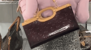 LOUIS VUITTON LOUIS VUITTON Vernis Roxbury Drive Purple B1212LDWHA