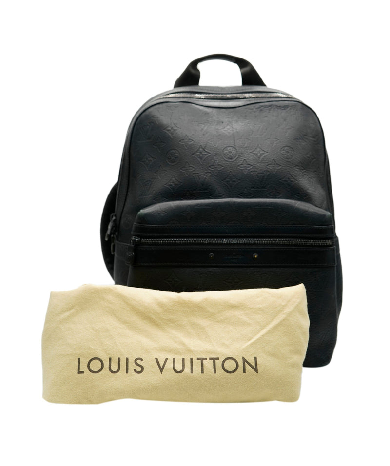 Louis Vuitton Black Monogram Shadow Leather Sprinter Backpack ASC2101