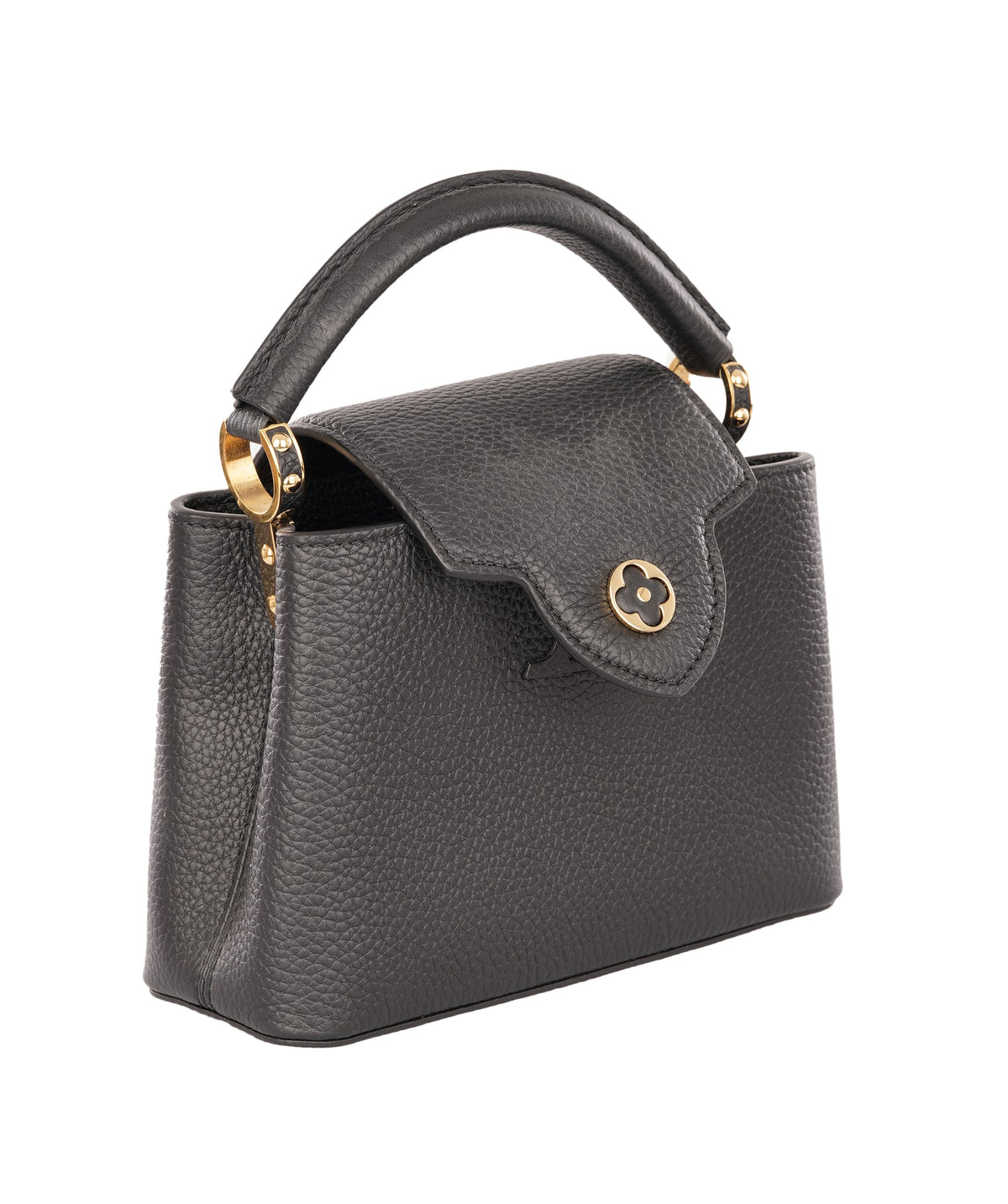 Louis Vuitton Louis Vuittion Black Capucines Mini Taurillon Leather Bag ALTC1191