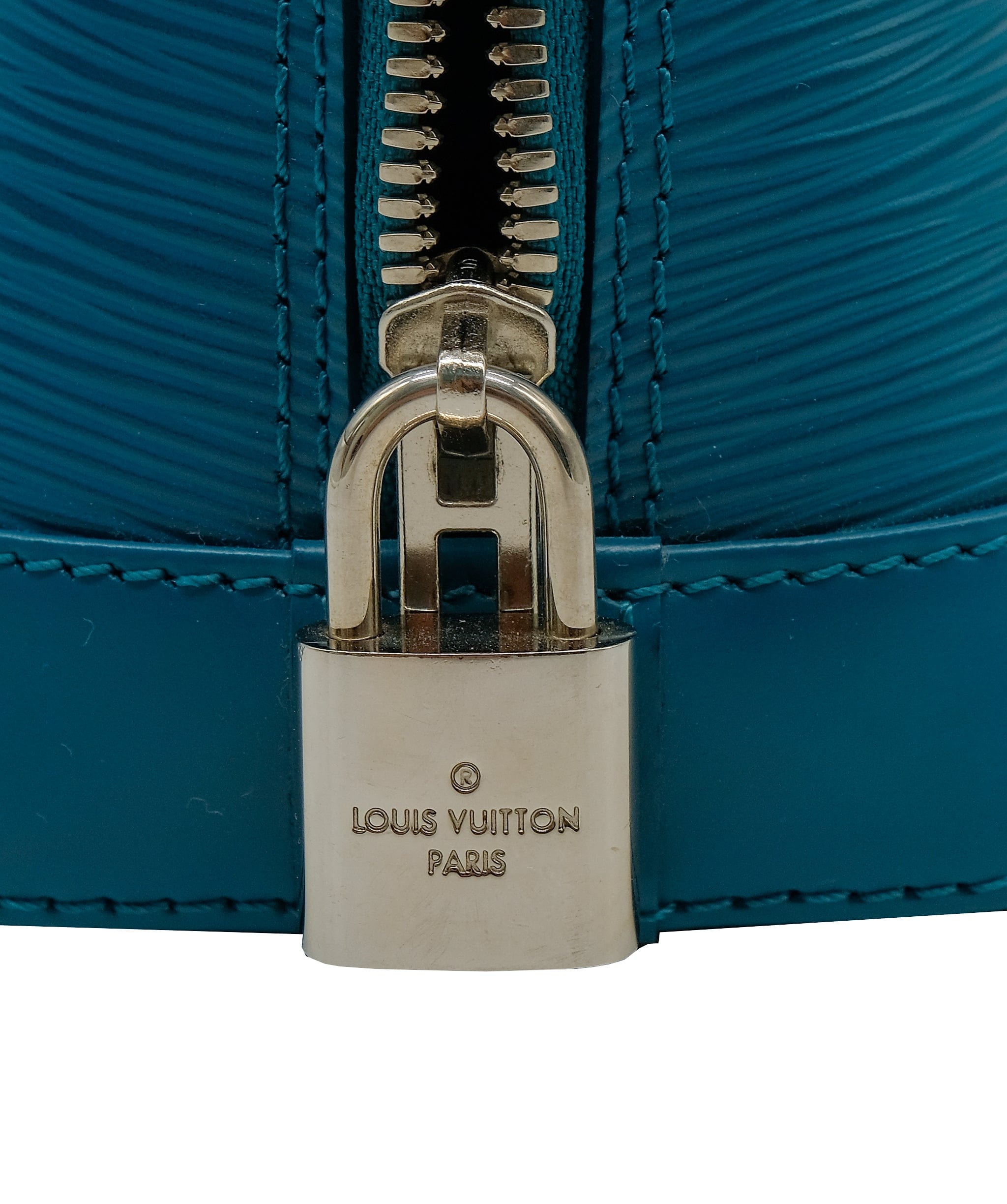 Louis Vuitton Louis Vuitton Alma BB Blue Epi Leather RJC3207