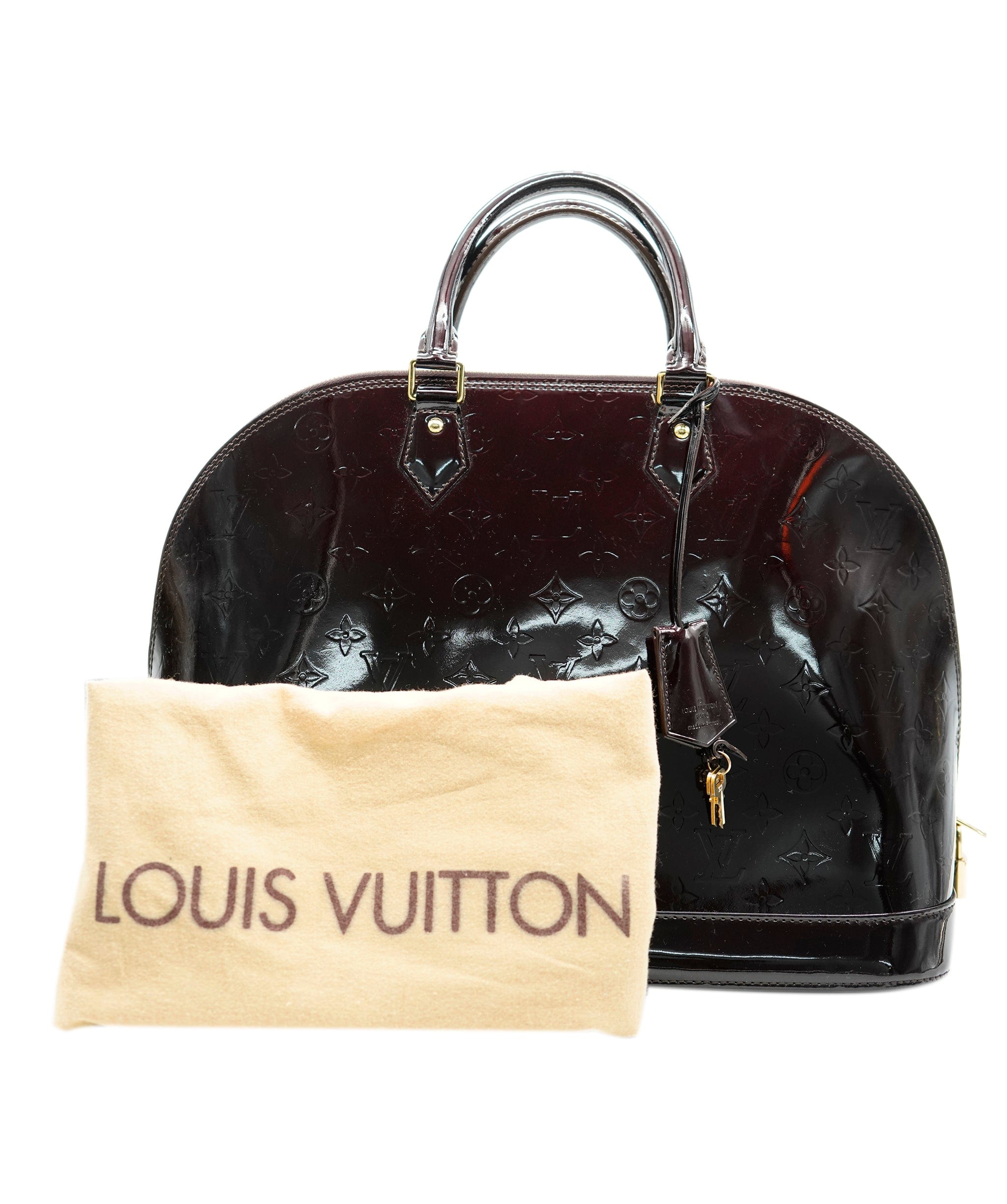 Louis Vuitton Louis Vuitton Alma monogram vernis amarante gm bag ASC4292