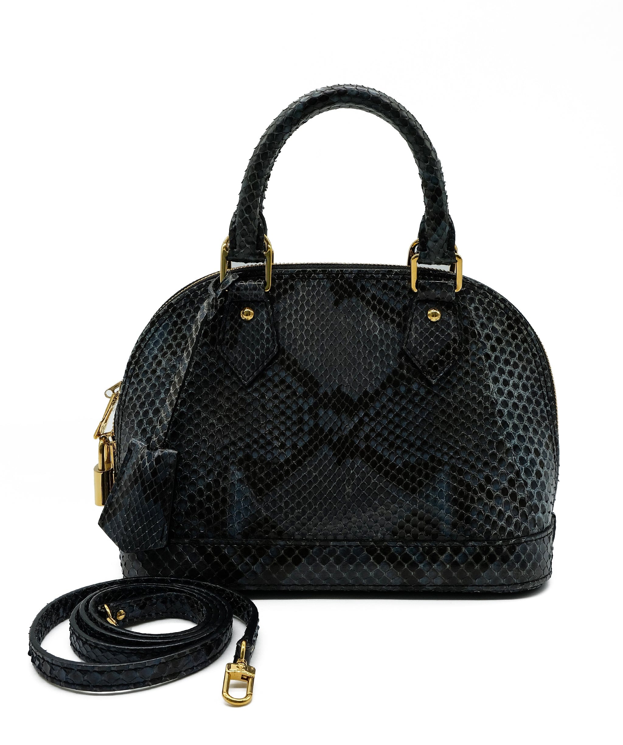 Louis Vuitton Louis Vuitton Alma Python Handbag RJC2080