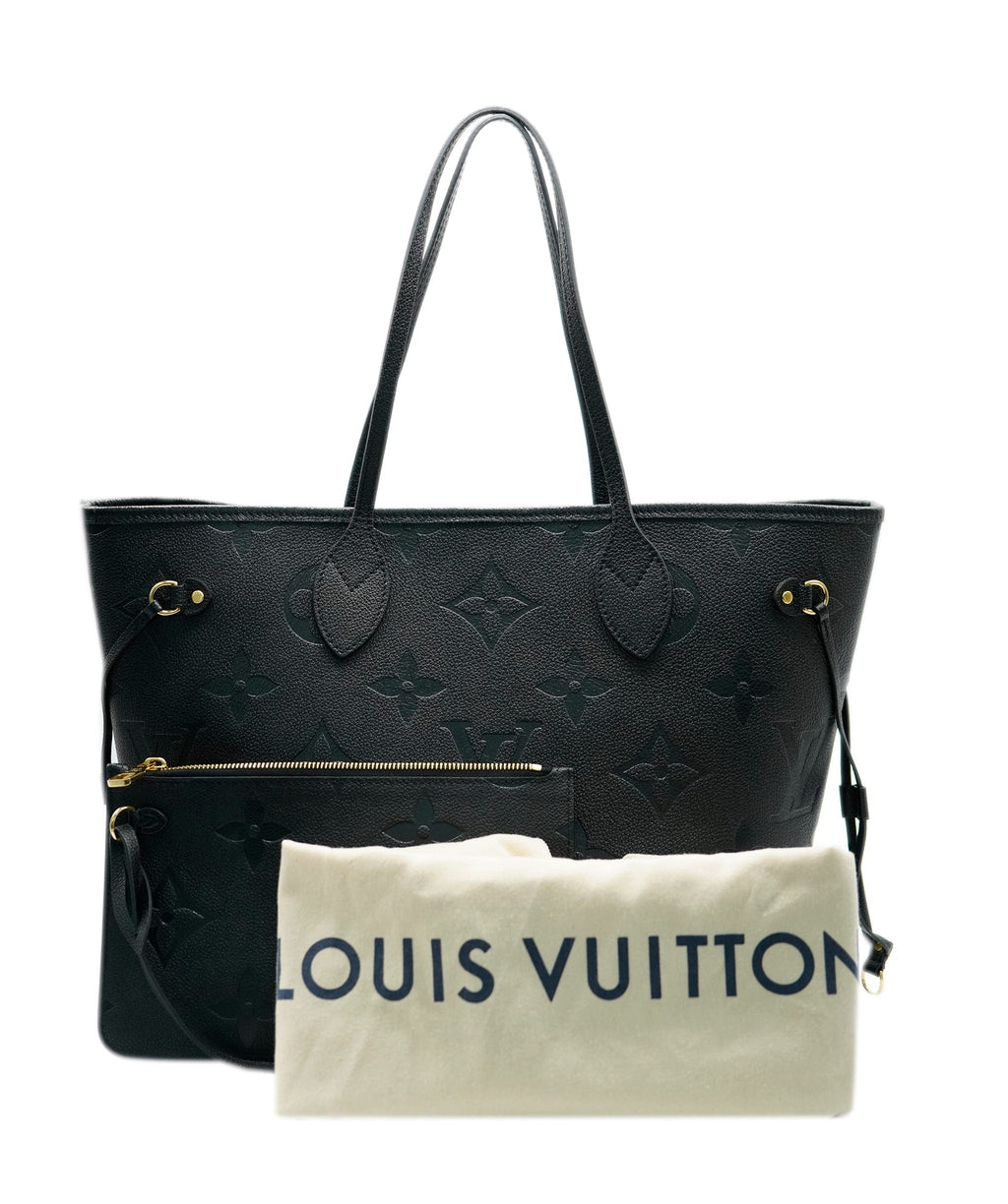 Louis Vuitton Black Empreinte Neverfull MM ASC2105 – LuxuryPromise