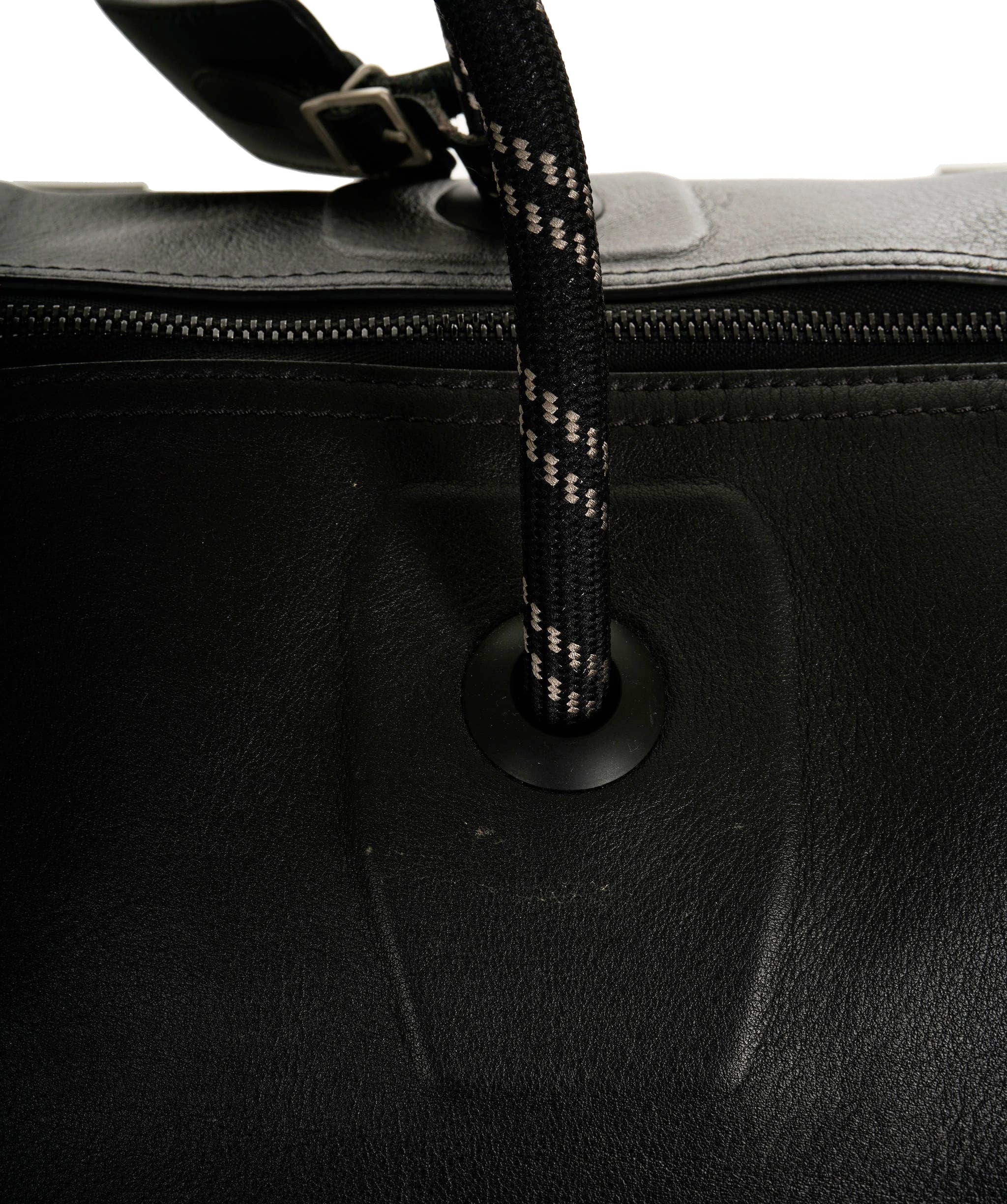 Louis Vuitton Louis vuitton black leather / rope carryon  AVC1758