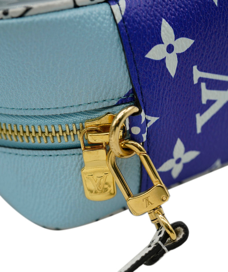Louis Vuitton Monogram Giant Saint Barth Beach Pouch - Blue Mini Bags,  Handbags - LOU796772