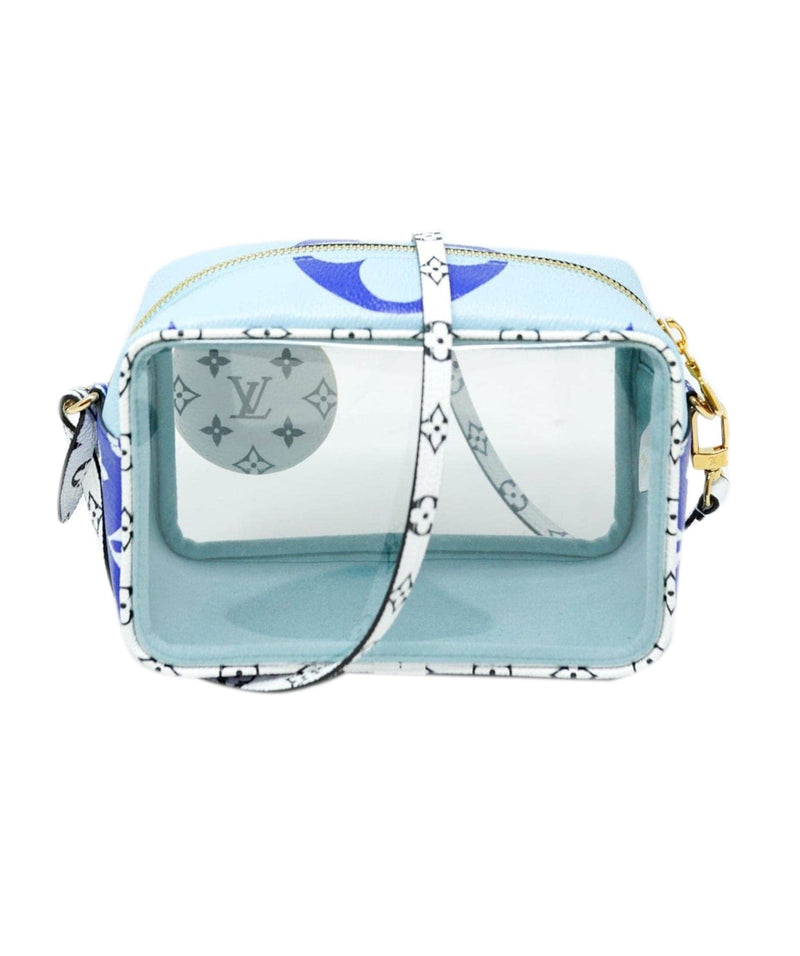 Louis Vuitton Beach Pouch Monogram Giant Hawaii Blue in Coated Canvas/PVC  with Gold-tone - US