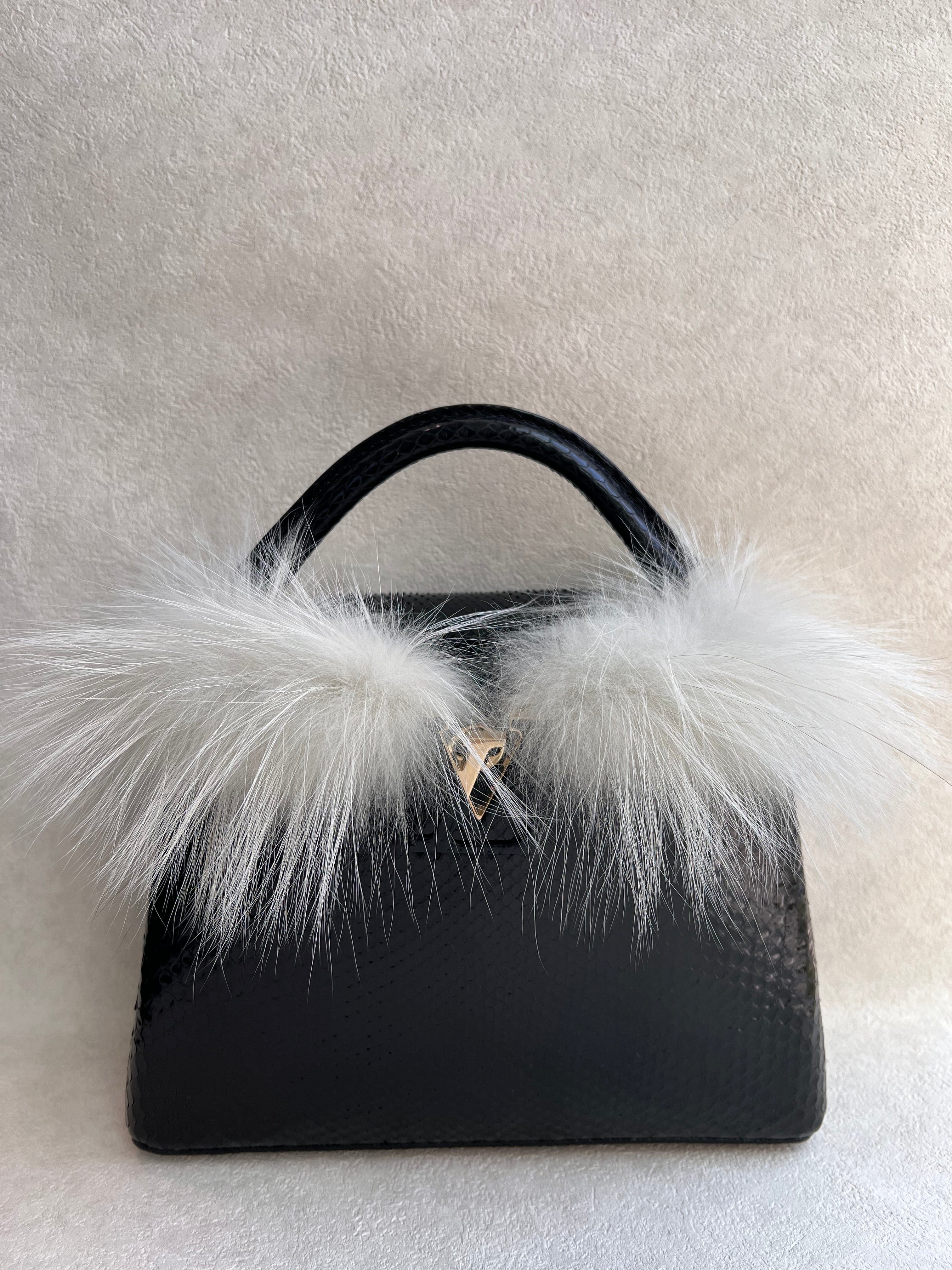 Louis Vuitton Louis Vuitton Capucines BB Python/Fur GHW SYCYR219