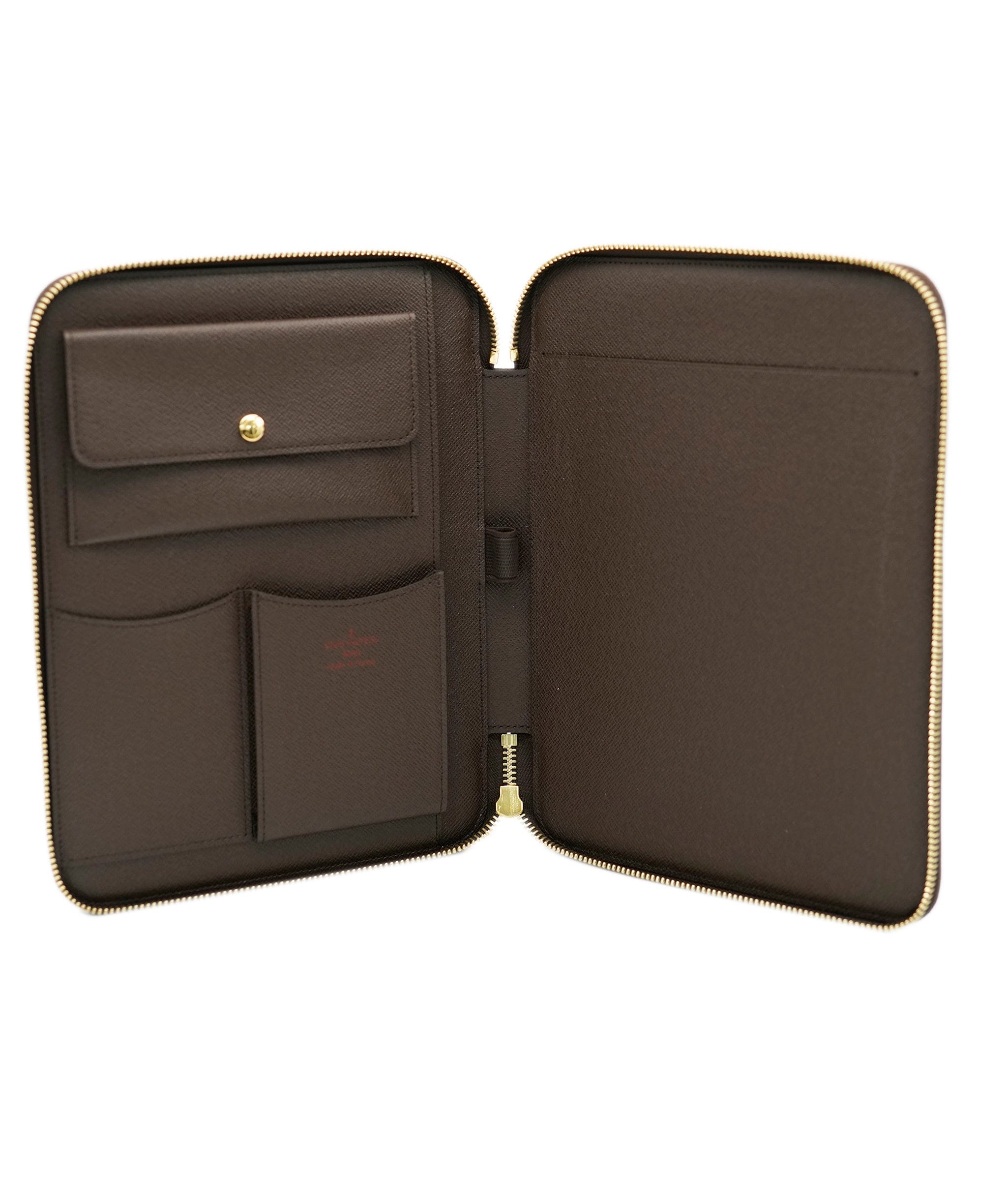 LOUIS VUITTON Damier Ebene Document Holder Clutch Bag LV Auth