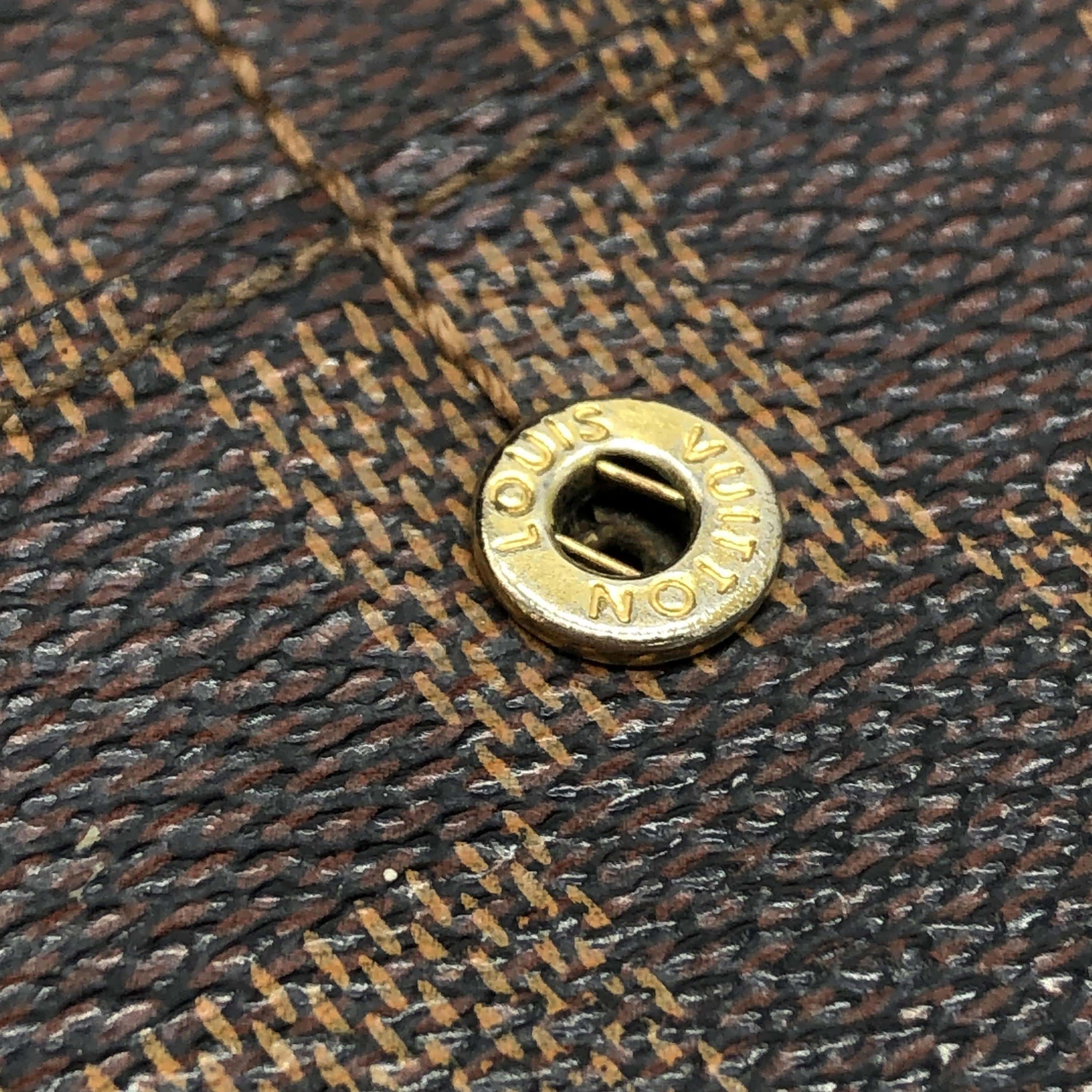 Louis Vuitton Louis Vuitton Damier Ebene Portefeuille Sara Long Wallet ALC3197