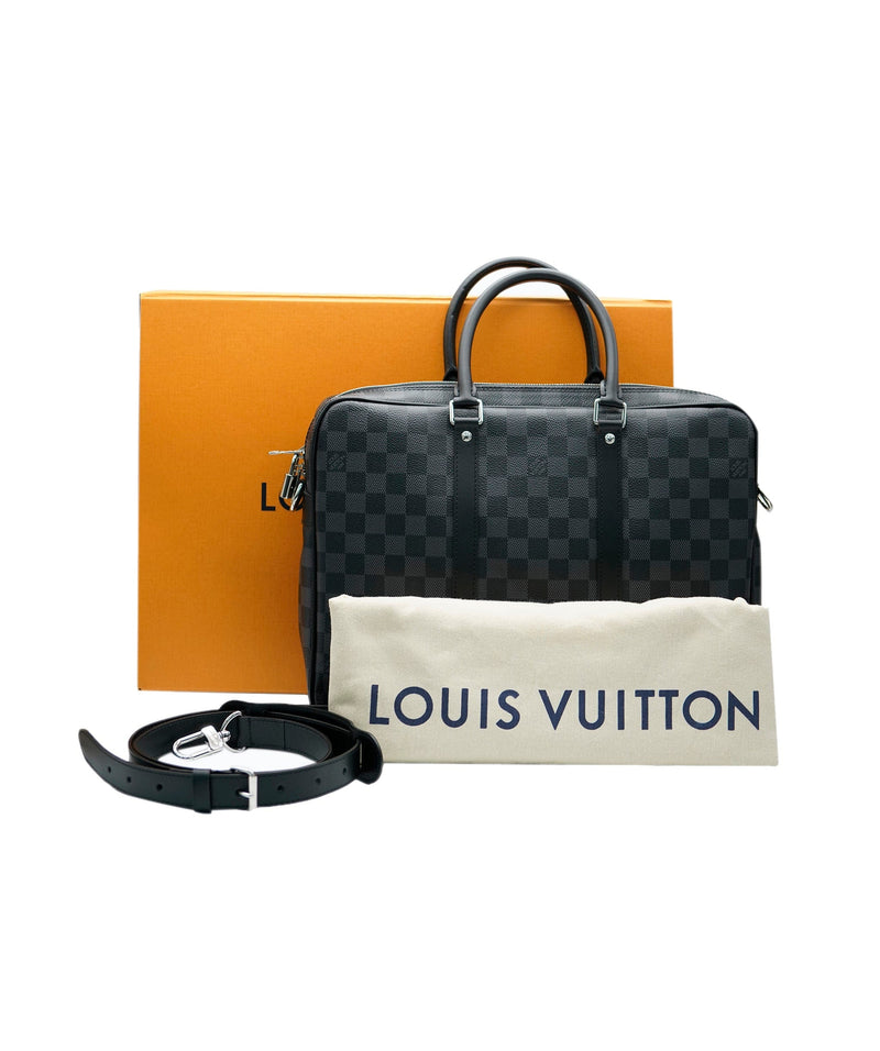 Louis Vuitton Damier Graphite Canvas Porte-Documents Voyage PM Bag