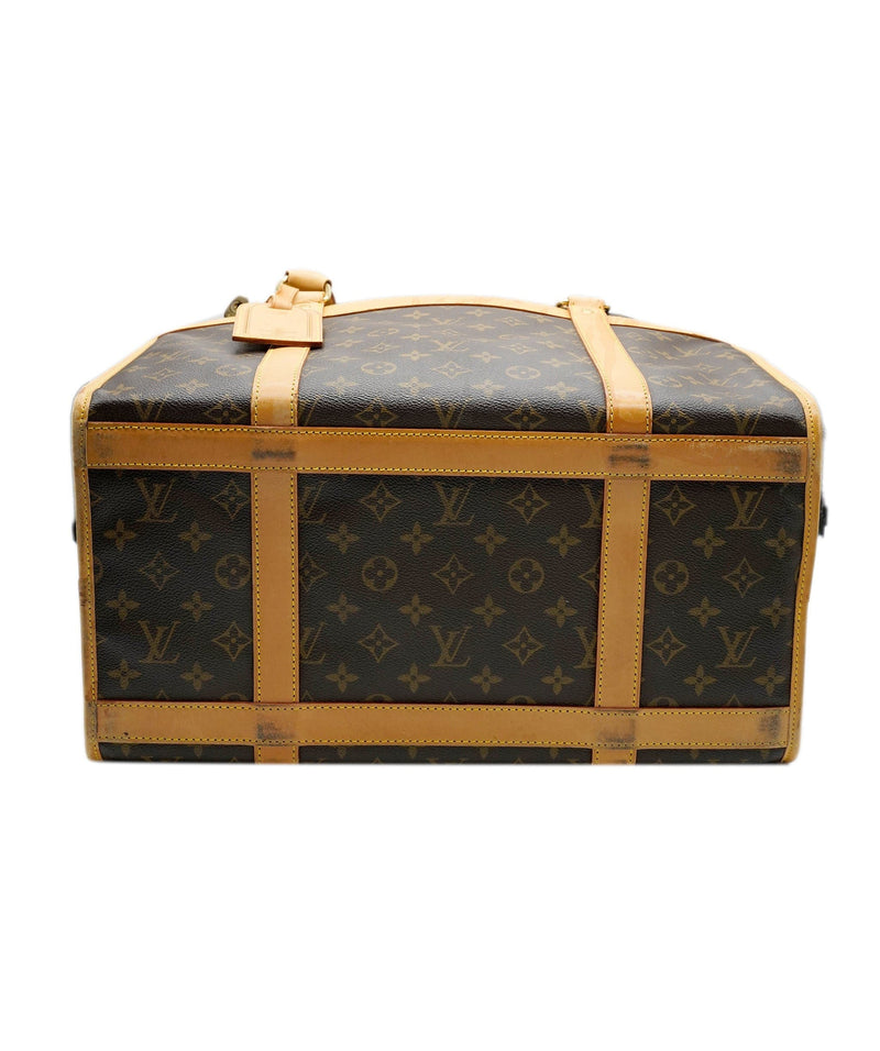Louis Vuitton Monogram Sac Chien 50 Pet Carrier - Brown Luggage