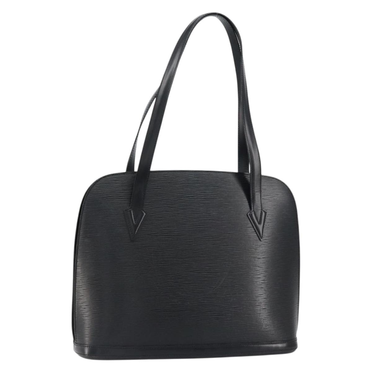Louis Vuitton LOUIS VUITTON Epi Lussac Shoulder Bag Black M52282 LV Auth 149720 149720