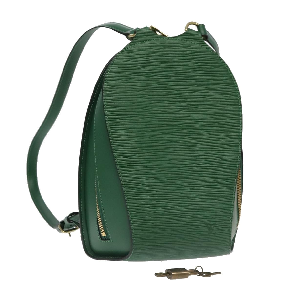 Louis Vuitton LOUIS VUITTON Epi Mabillon Backpack Green M52234 LV Auth 100559 100559