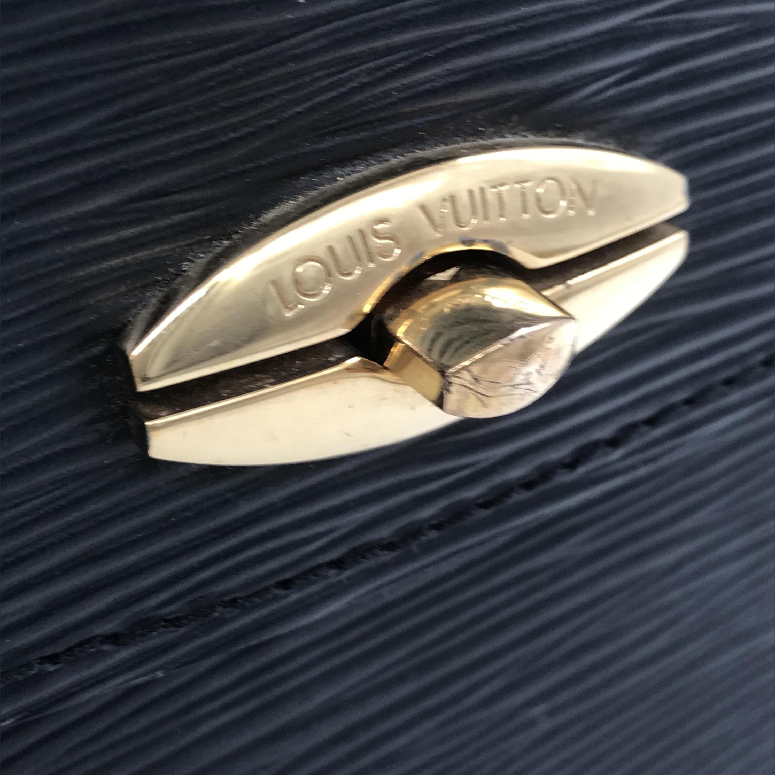 Louis Vuitton Louis Vuitton Epi Malesherbes Black Leather Handbag ALC3202