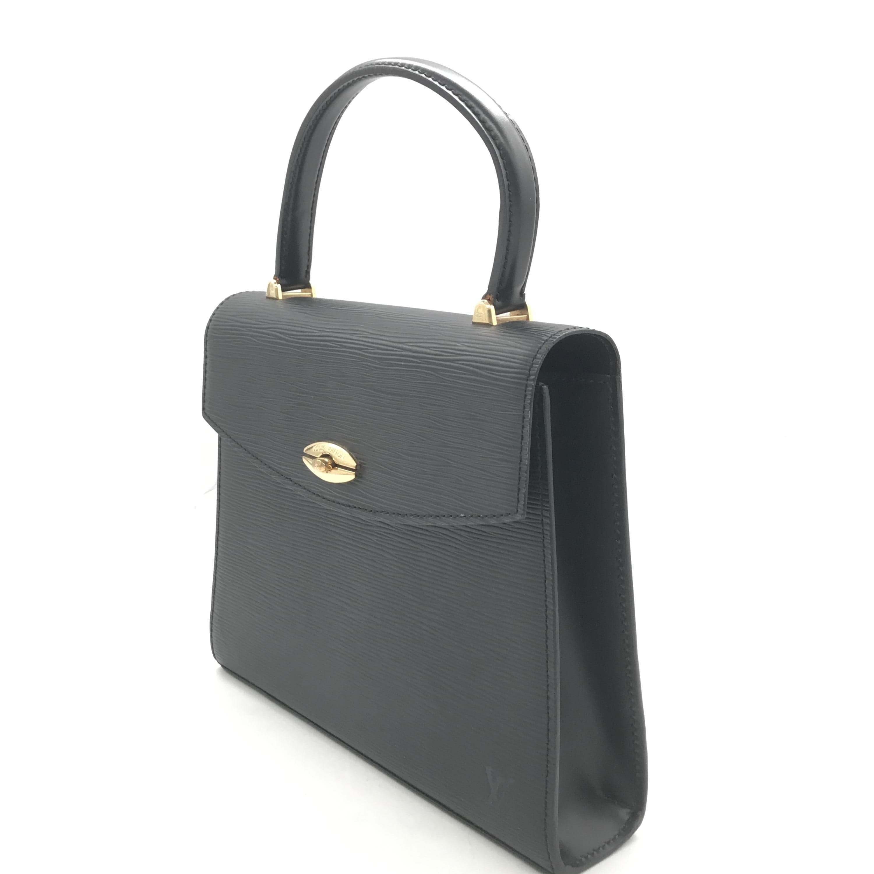 Louis Vuitton Louis Vuitton Epi Malesherbes Black Leather Handbag ALC3202