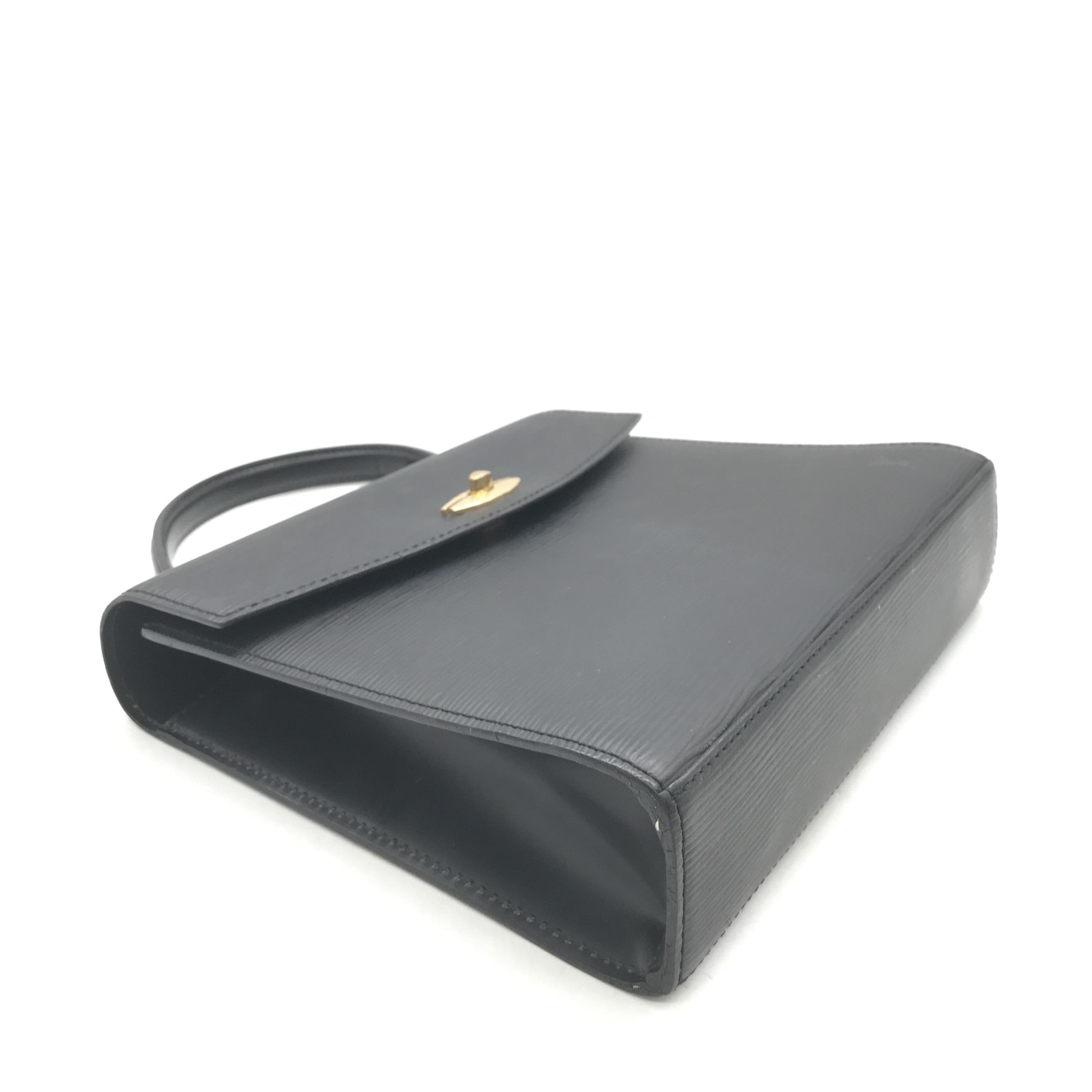 Louis Vuitton Louis Vuitton Epi Malesherbes Black Leather Handbag ALC3202