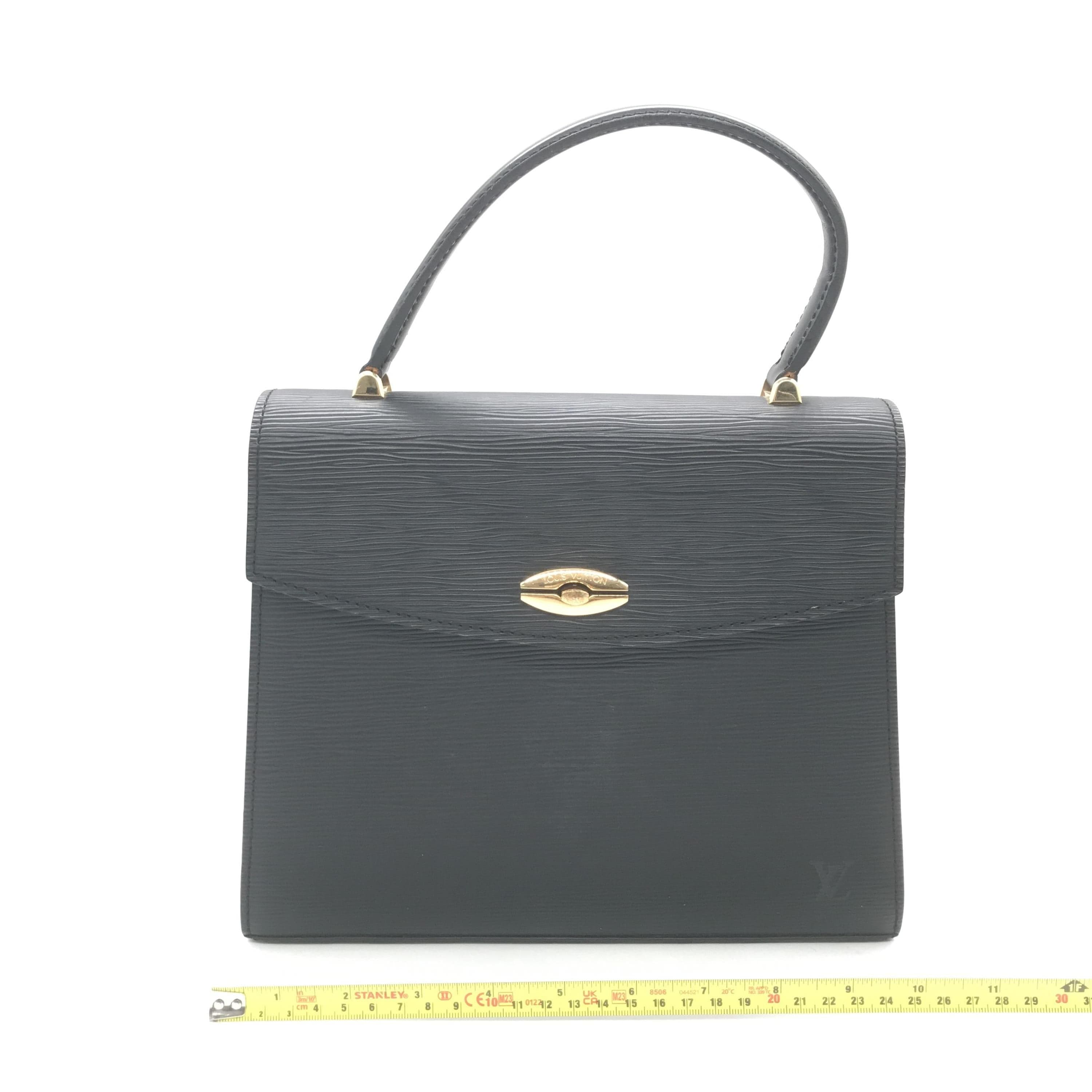 Louis Vuitton Louis Vuitton Epi Malesherbes Black Leather Handbag ALC3202