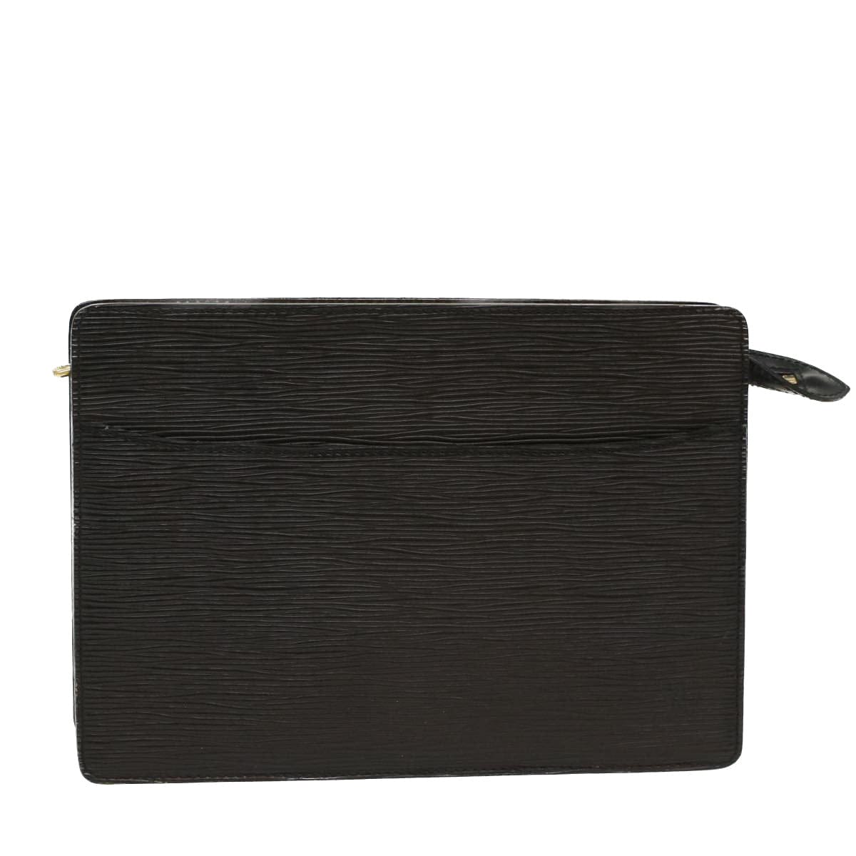 Louis Vuitton LOUIS VUITTON Epi Pochette Homme Clutch Bag Black M52522 LV Auth th3860 th3860