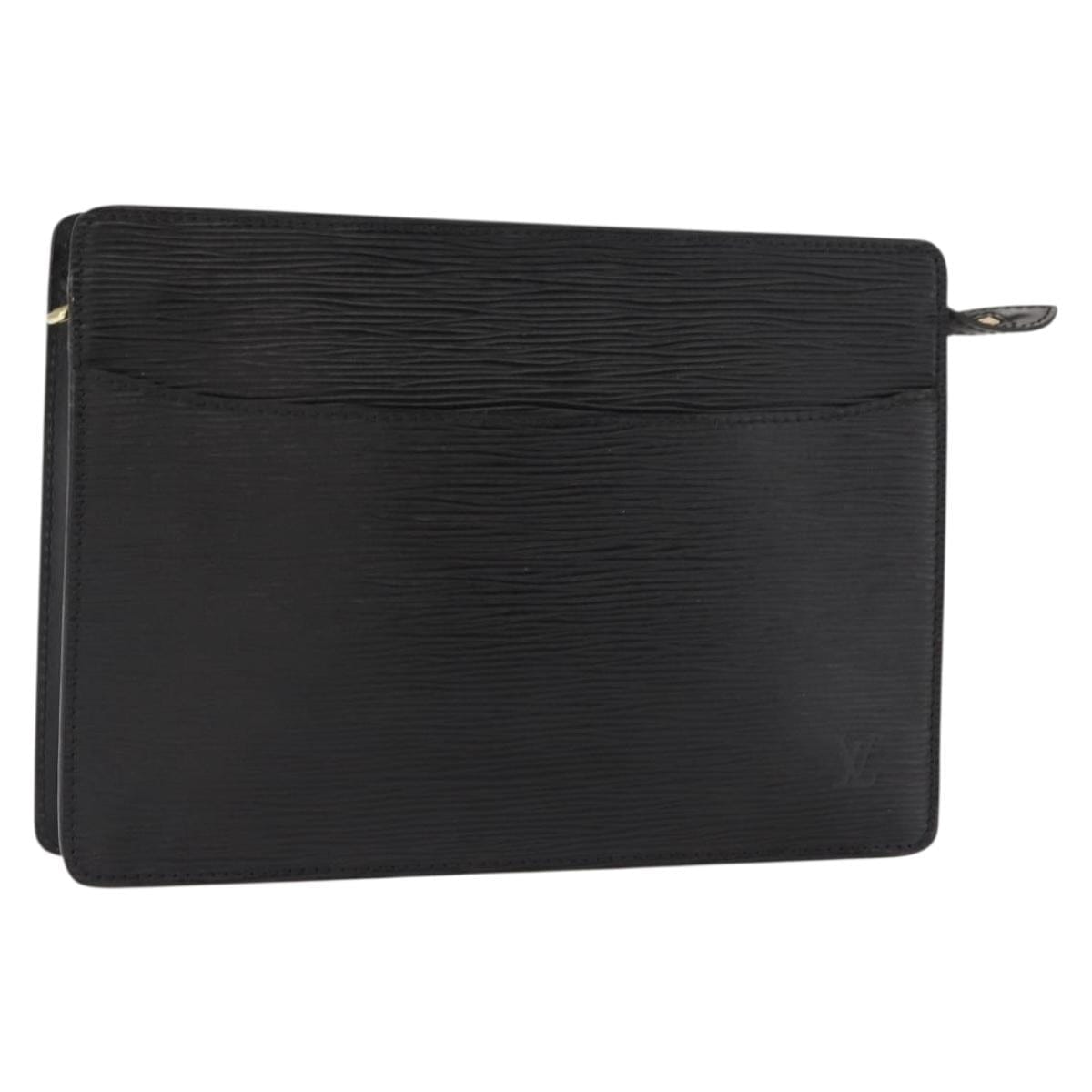 Louis Vuitton LOUIS VUITTON Epi Pochette Homme Clutch Bag Black Noir M52522 LV Auth ep11666 ep11666