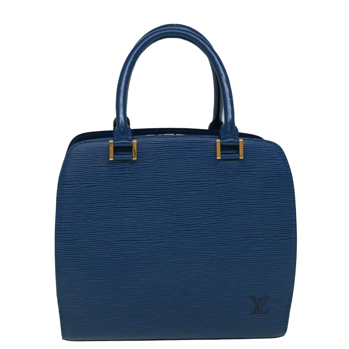 Louis Vuitton Louis Vuitton Epi Pont Neuf Hand Bag Blue M52055 LV Auth 60294 AJCSC1074