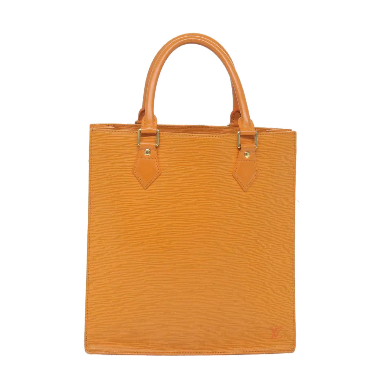 Louis Vuitton Louis Vuitton Epi Sac Plat PM Hand Bag Orange Mandarin M5274H LV Auth 59637 AJCSC1078