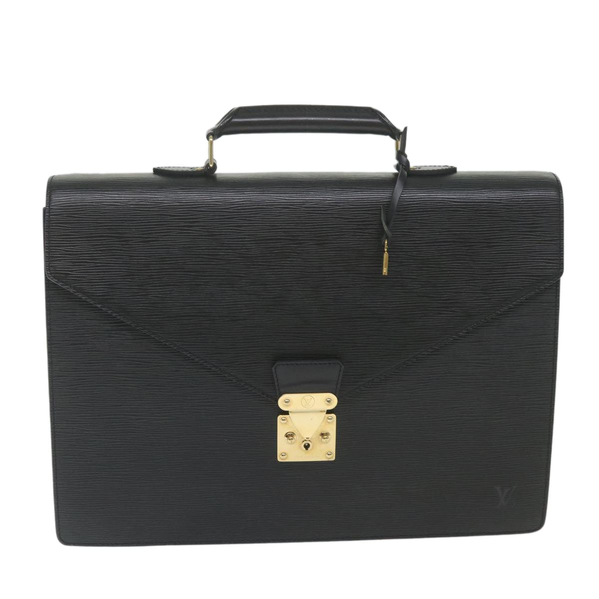 Louis Vuitton Louis Vuitton Epi Serviette Conseiller Briefcase Black M54422 LV Auth yk9457 AJCSC1080