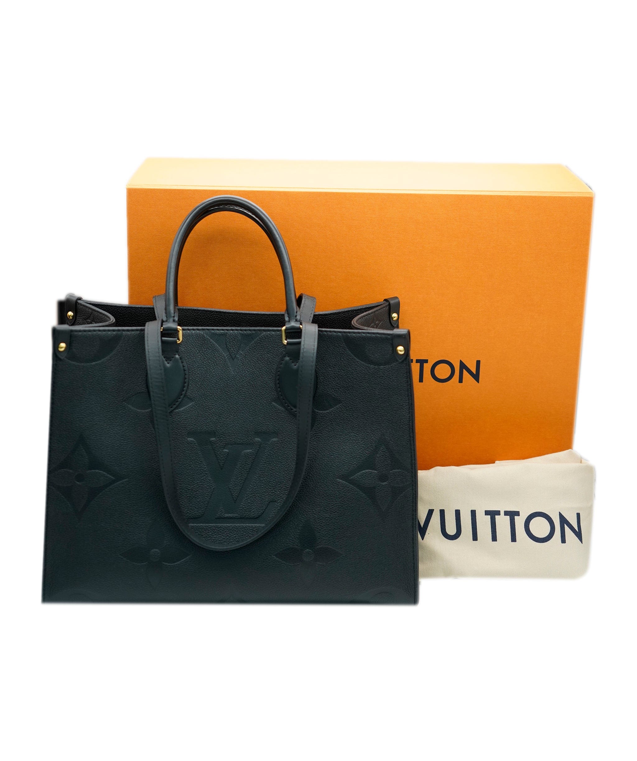 Louis Vuitton Louis Vuitton LV On The Go Black Bag MM  ALC1856